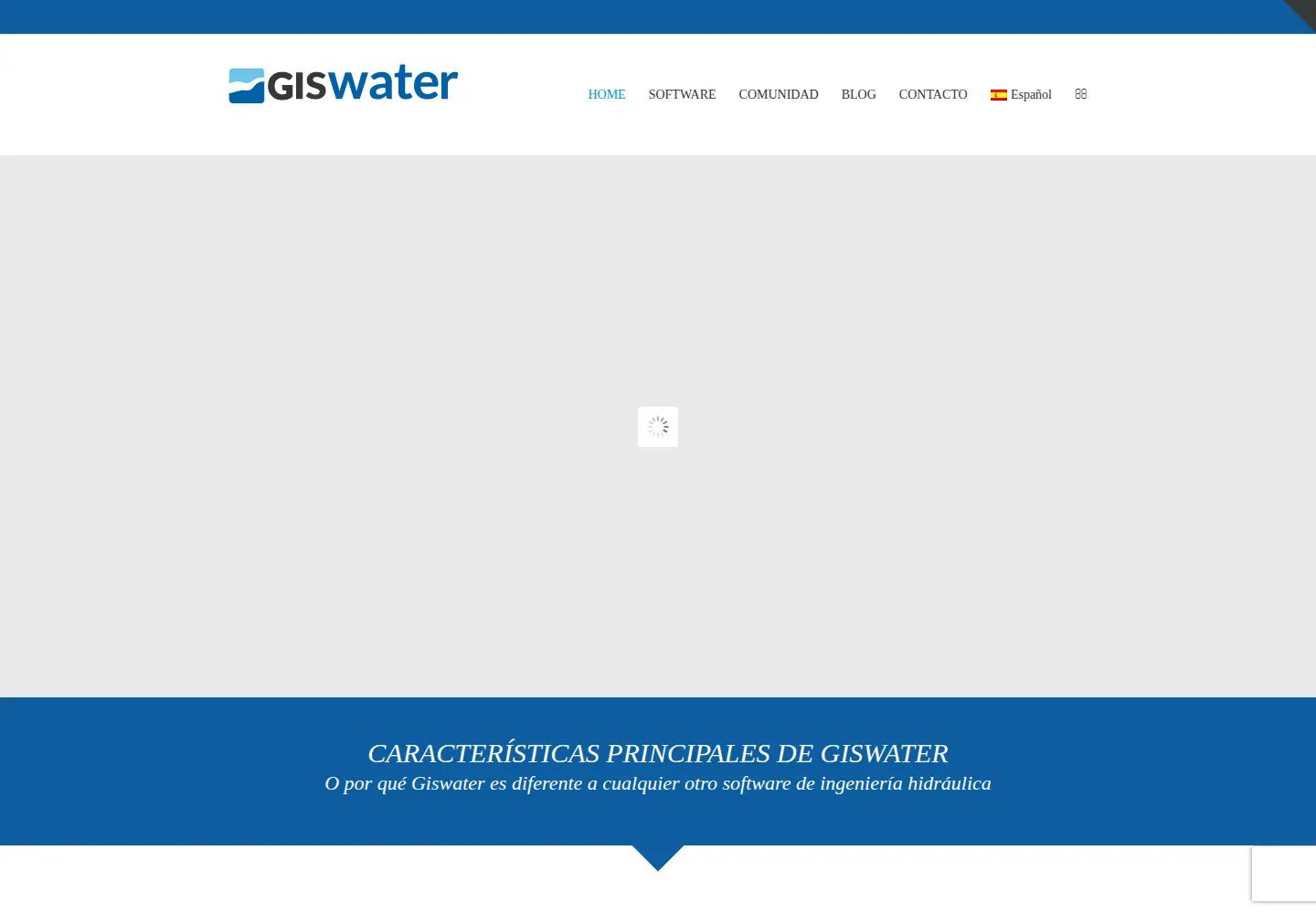 Screenshot of giswater.org