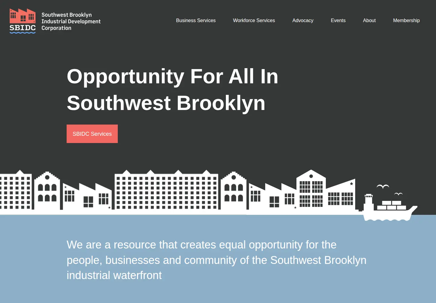 Screenshot of sbidc.org