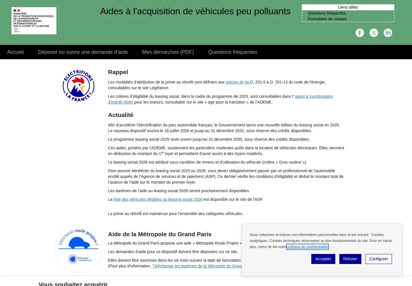 Screenshot of primealaconversion.gouv.fr