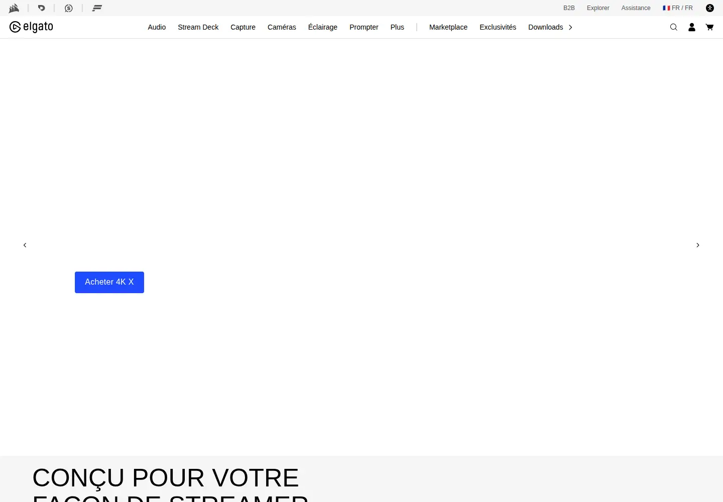 Screenshot of elgato.com