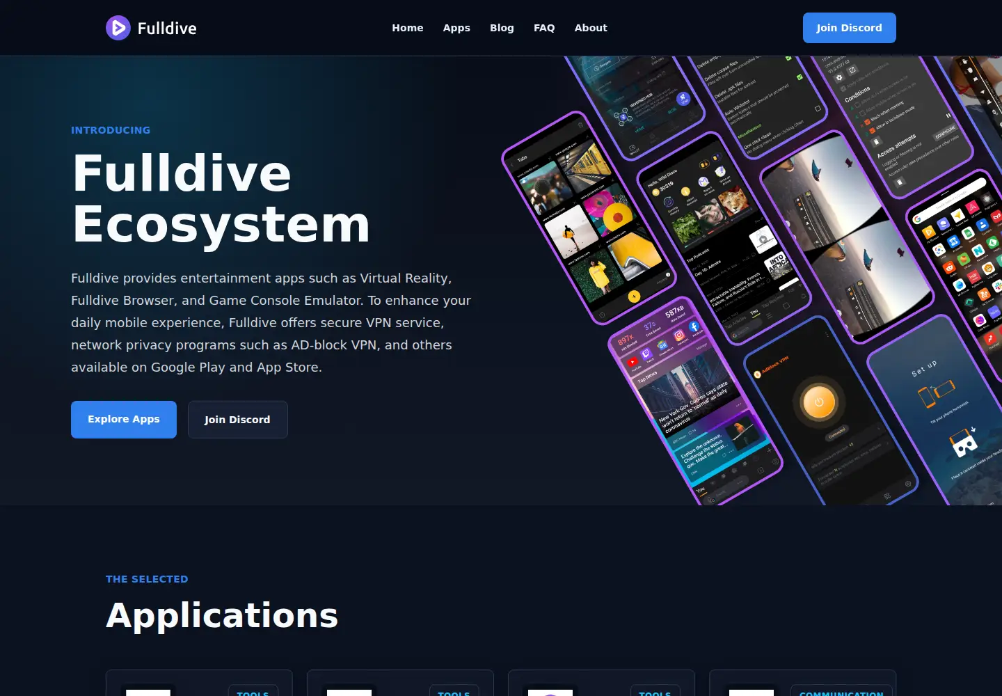 Screenshot of fulldive.com