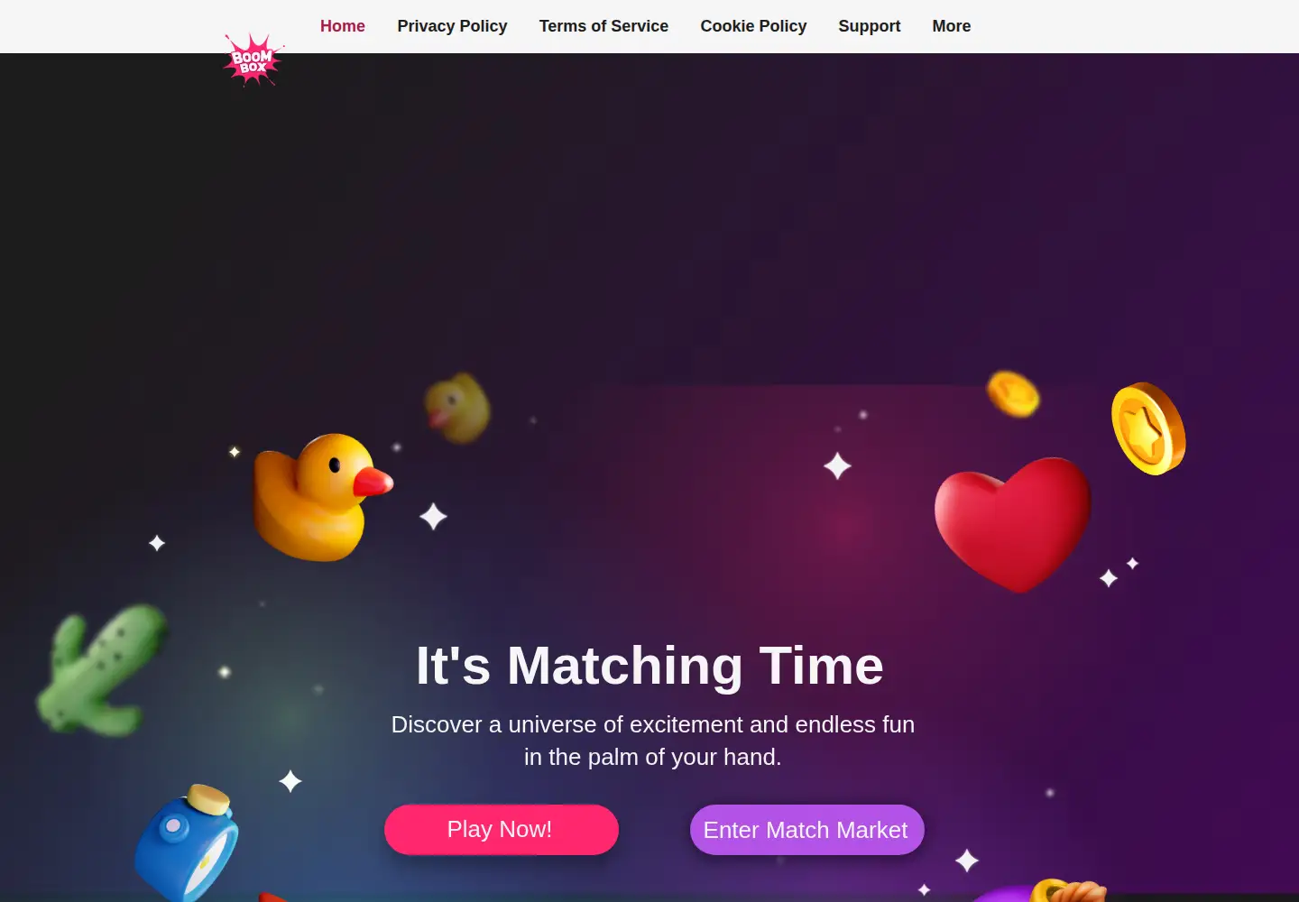 Screenshot of boomboxgames.net