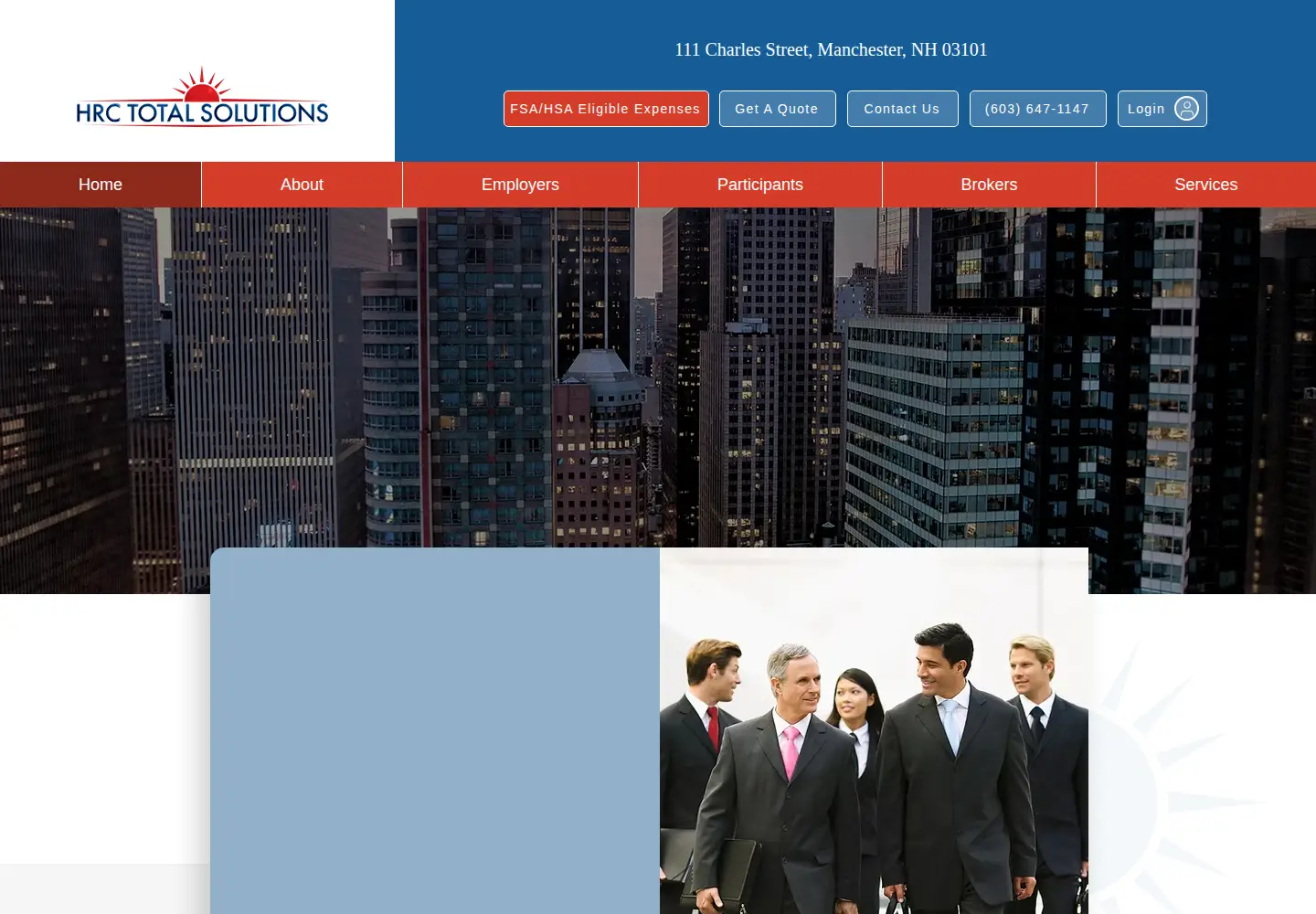Screenshot of hrcts.com