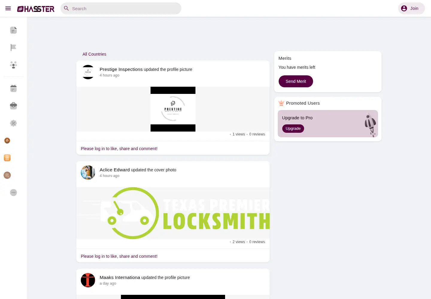 Screenshot of hasster.com