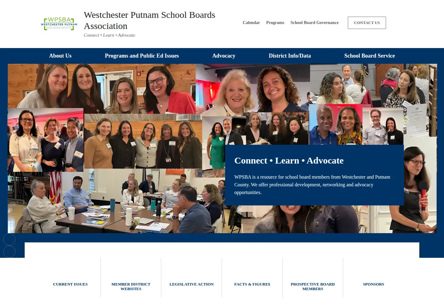 Screenshot of wpsba.org