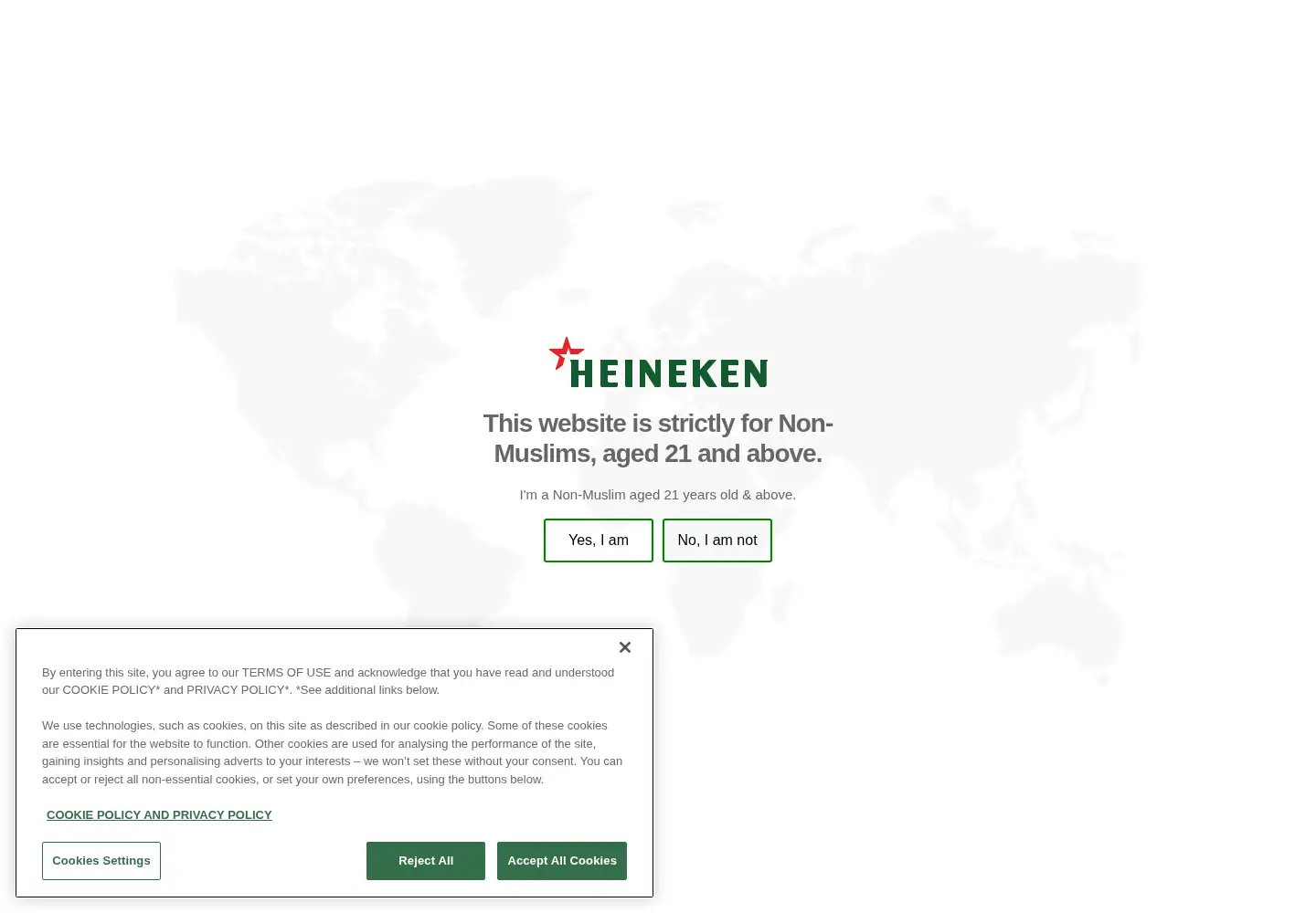 Screenshot of heinekenmalaysia.com