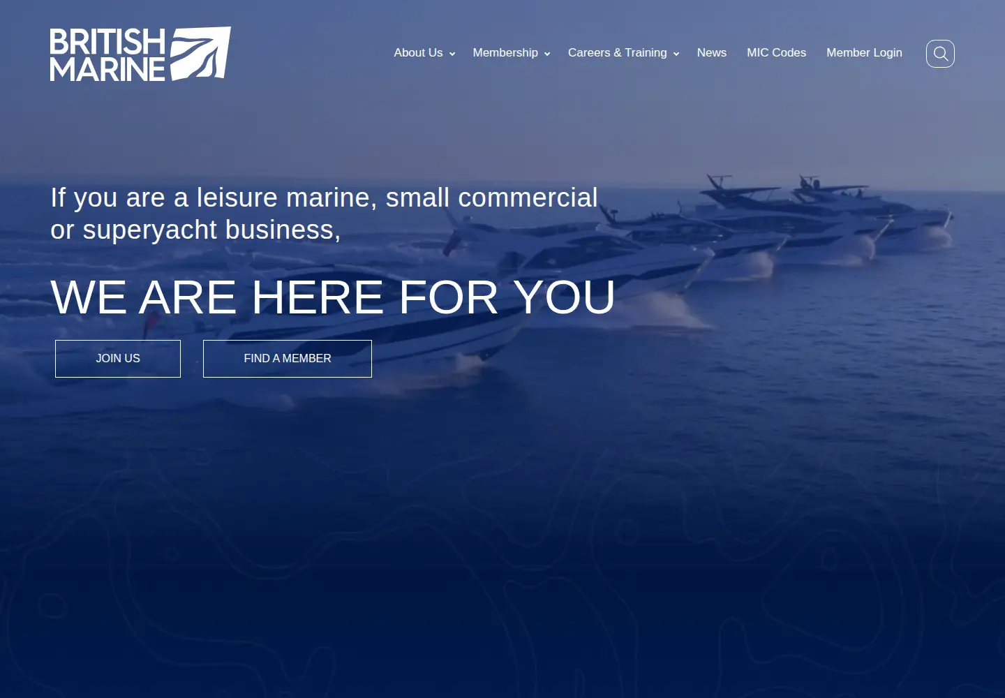 Screenshot of britishmarine.co.uk