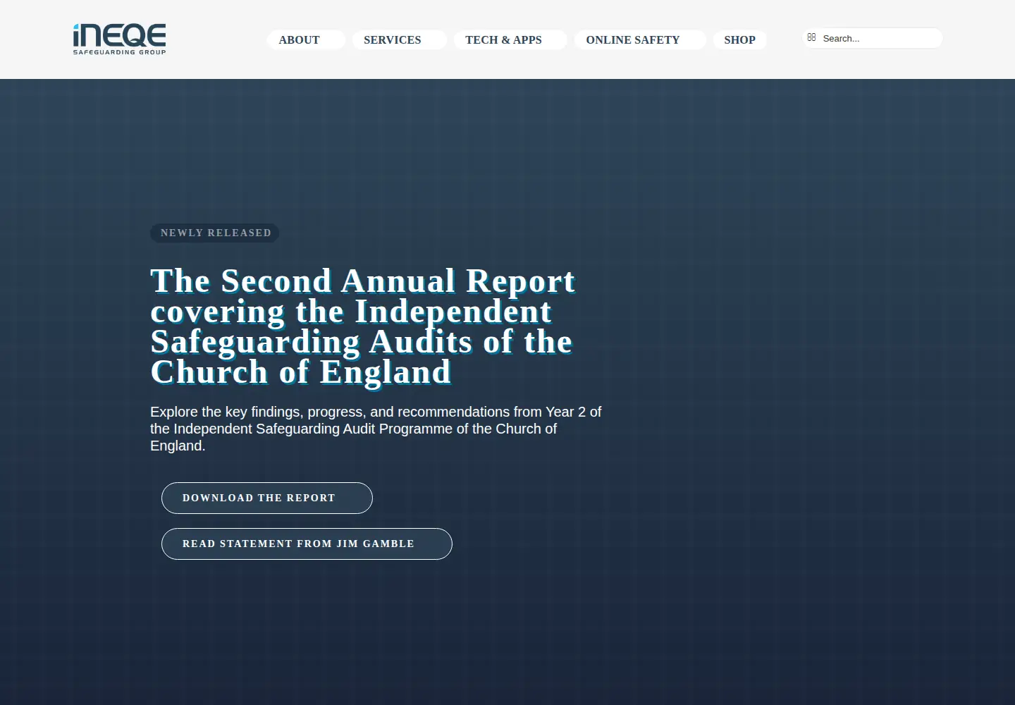 Screenshot of ineqe.com