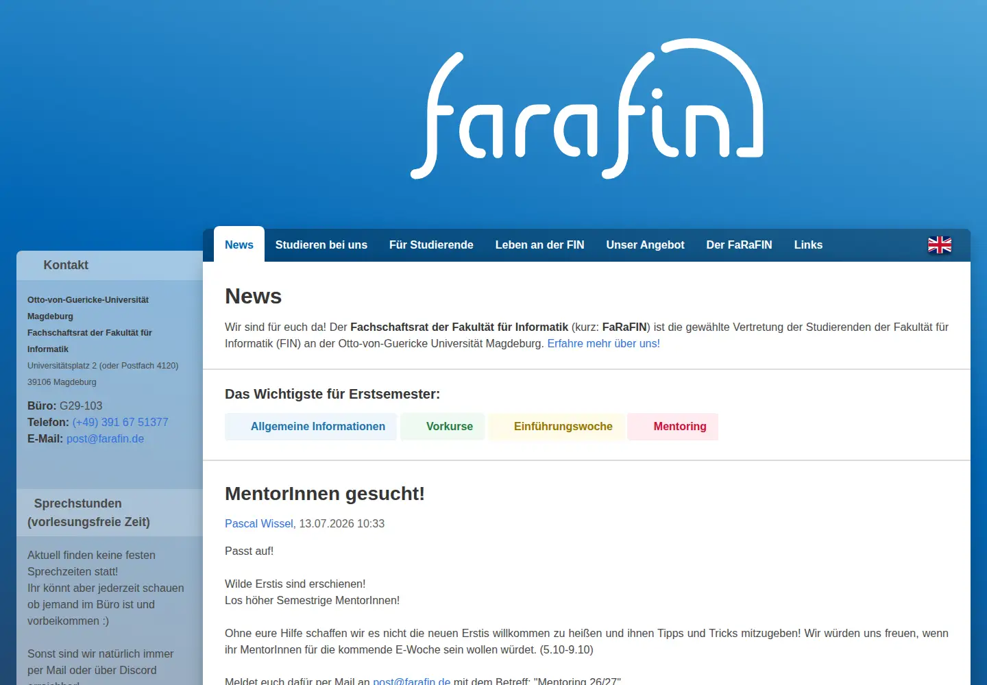 Screenshot of farafin.de
