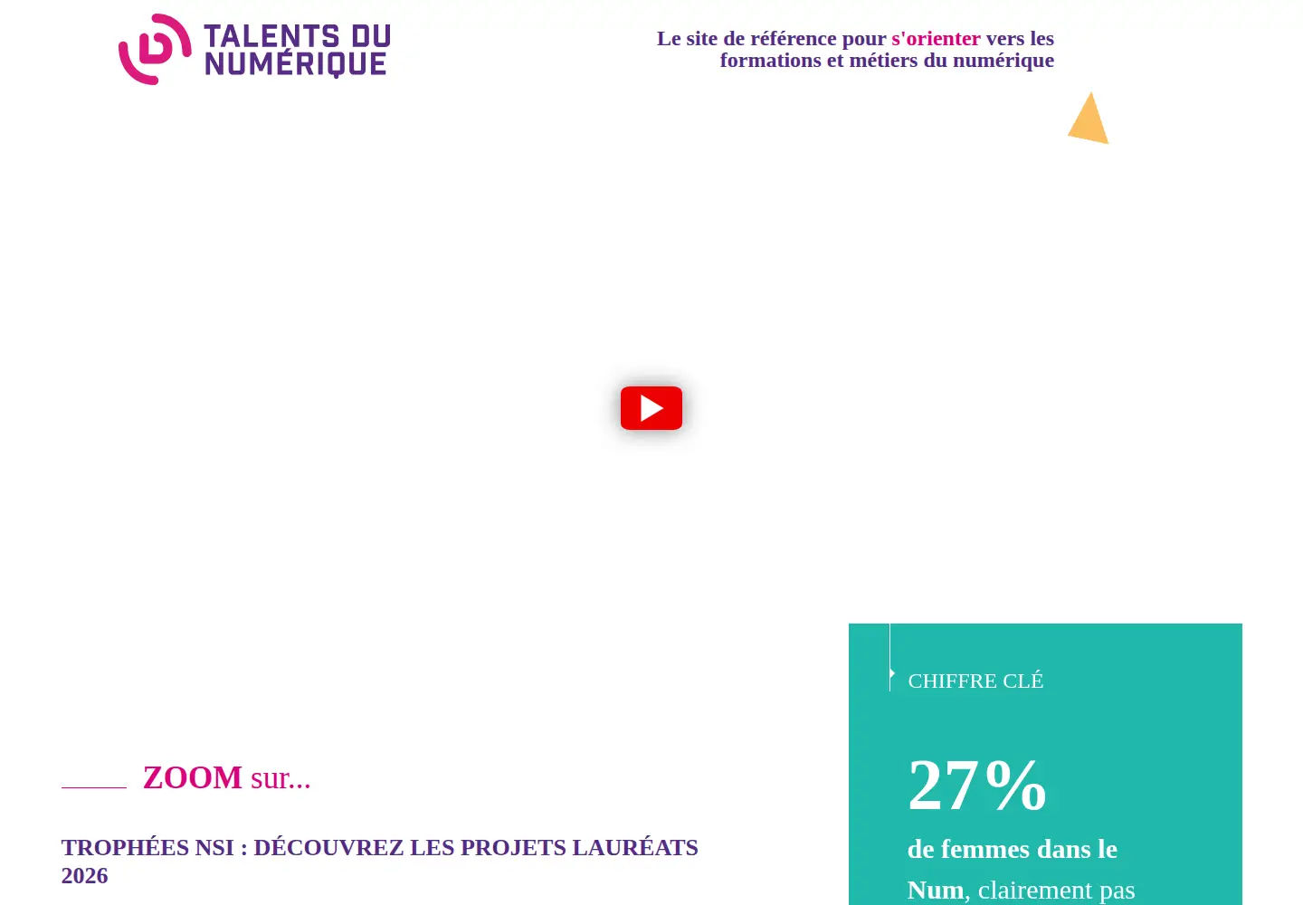 Screenshot of talentsdunumerique.com