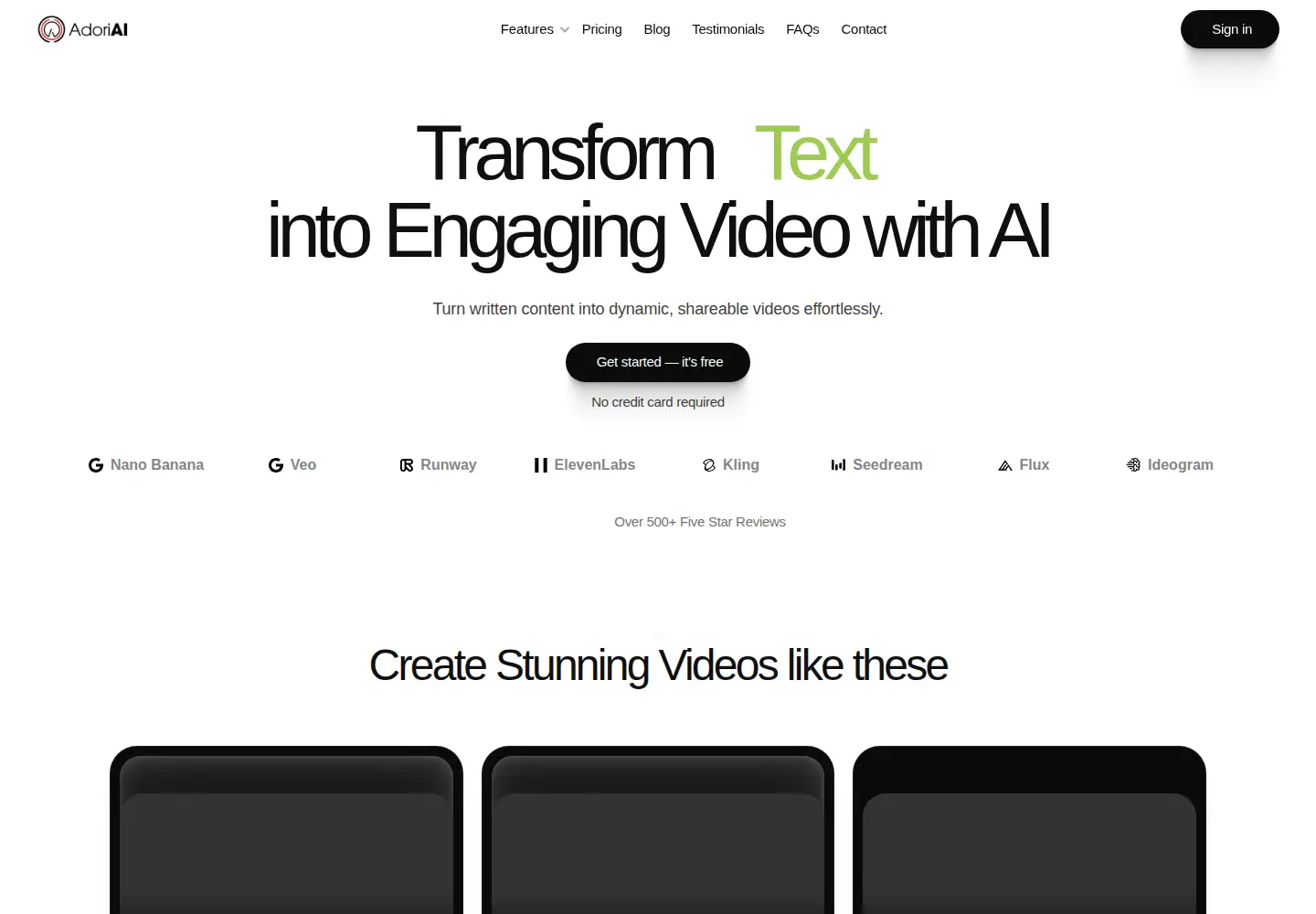 Screenshot of adorilabs.com