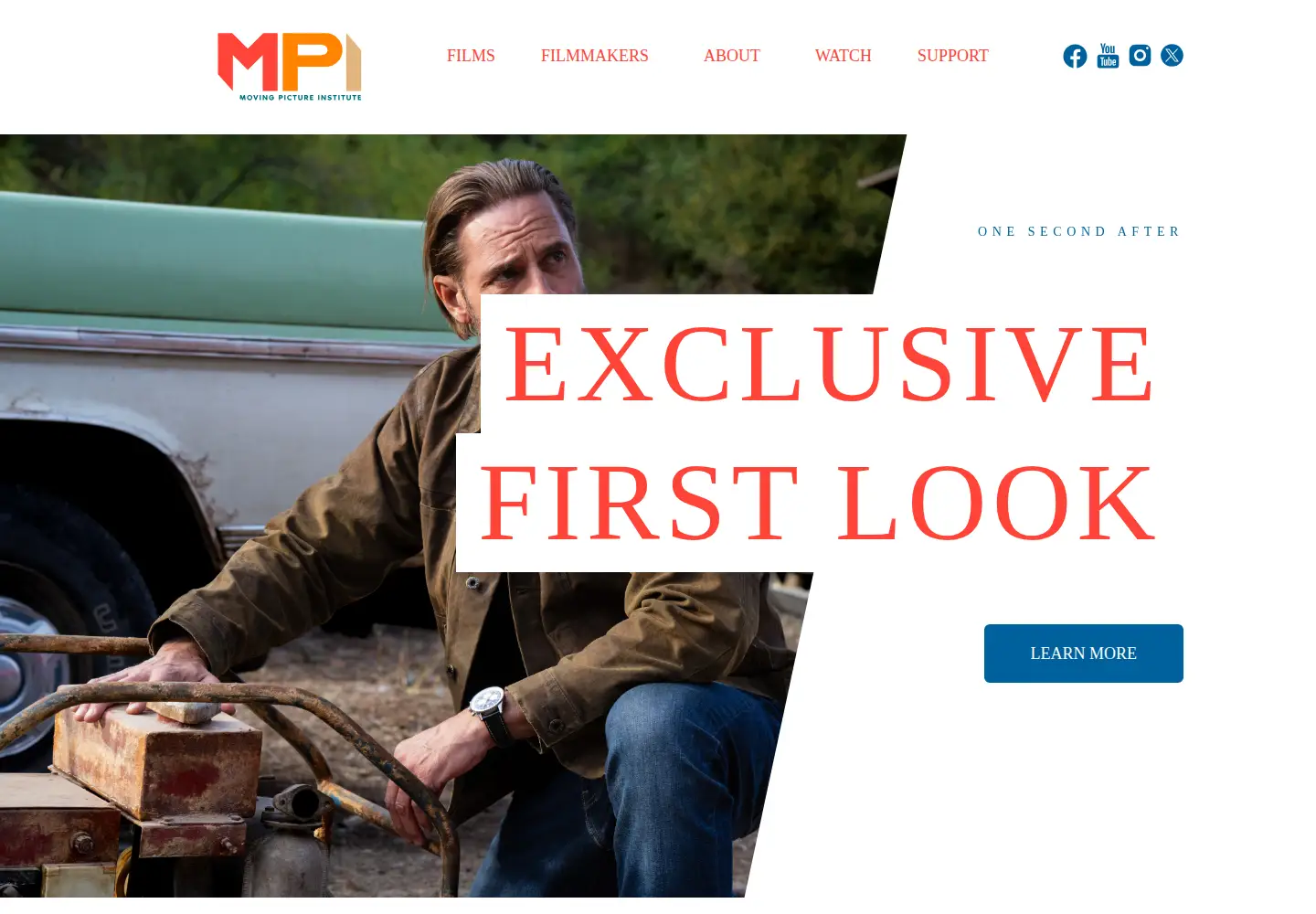 Captured homepage of thempi.org in the current scan