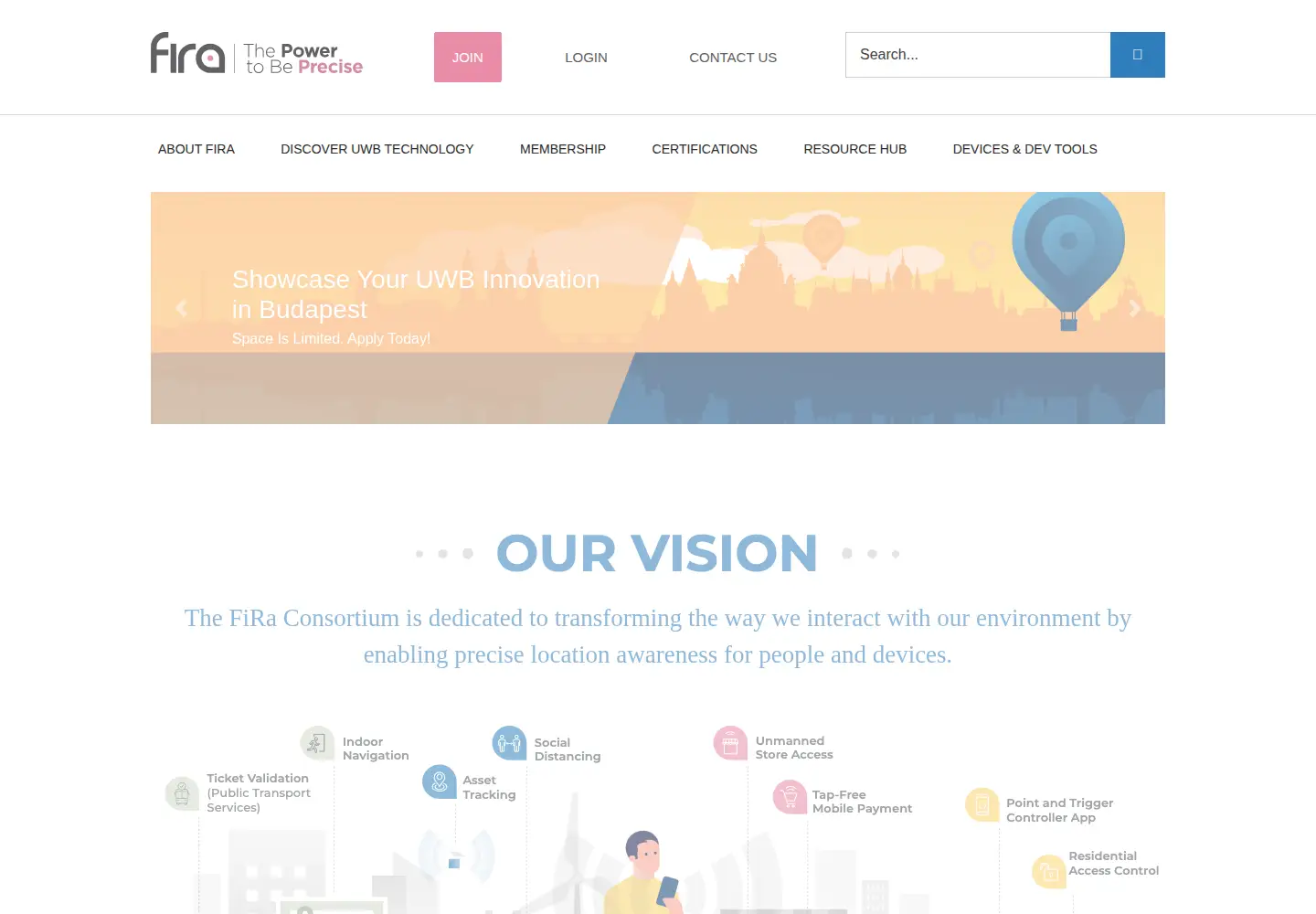 Screenshot of firaconsortium.org