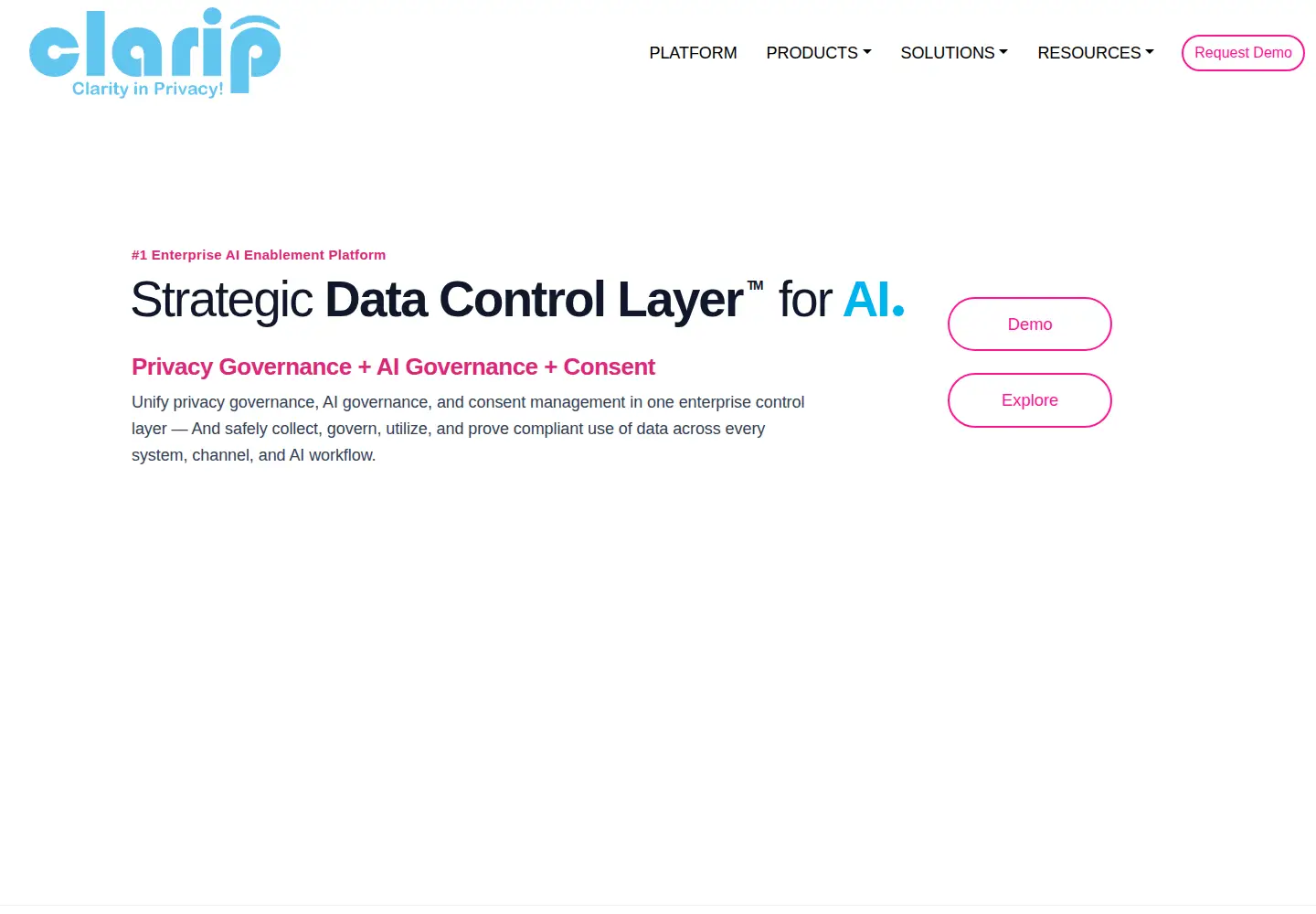 Screenshot of clarip.com