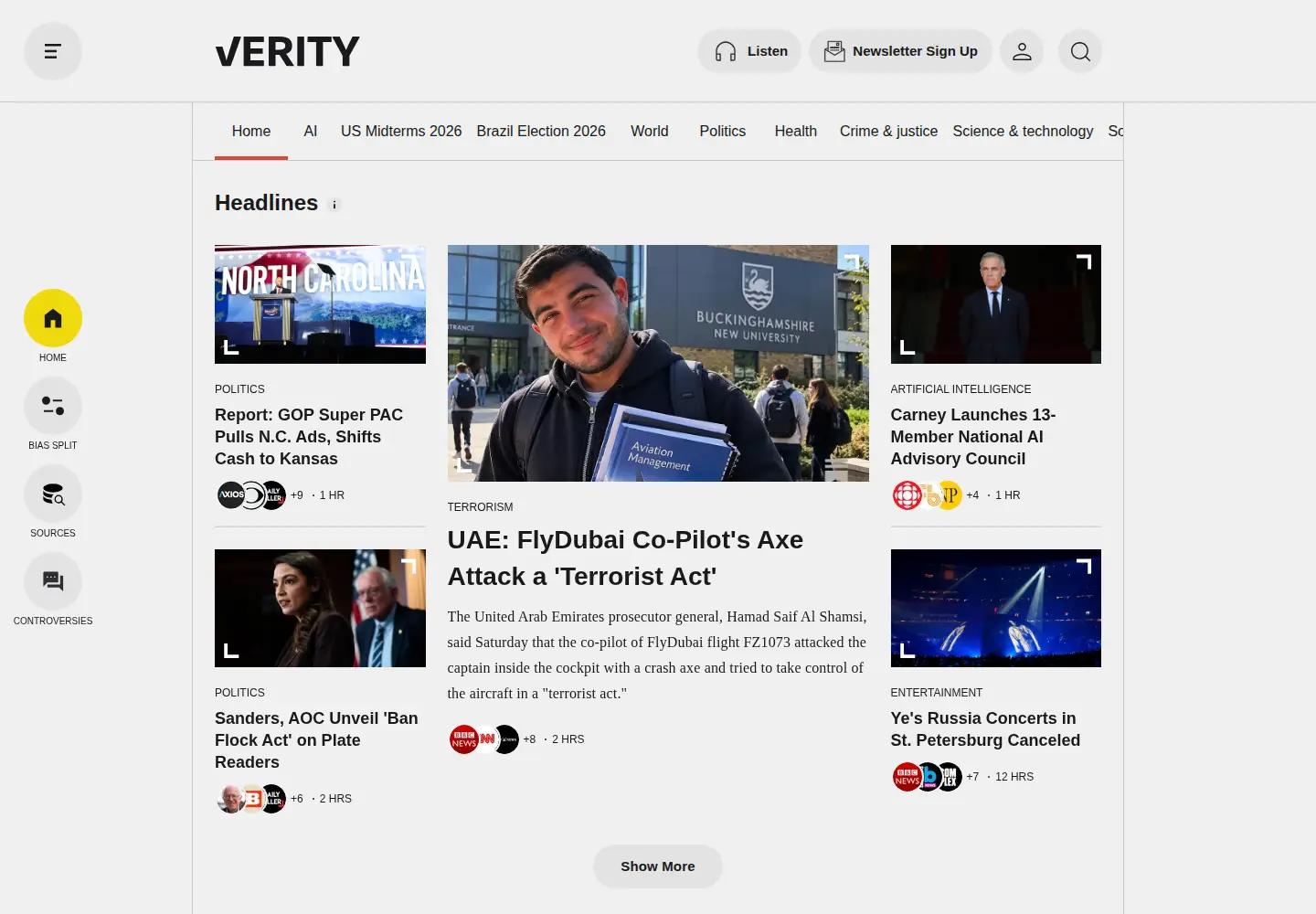 Screenshot of improvethenews.org