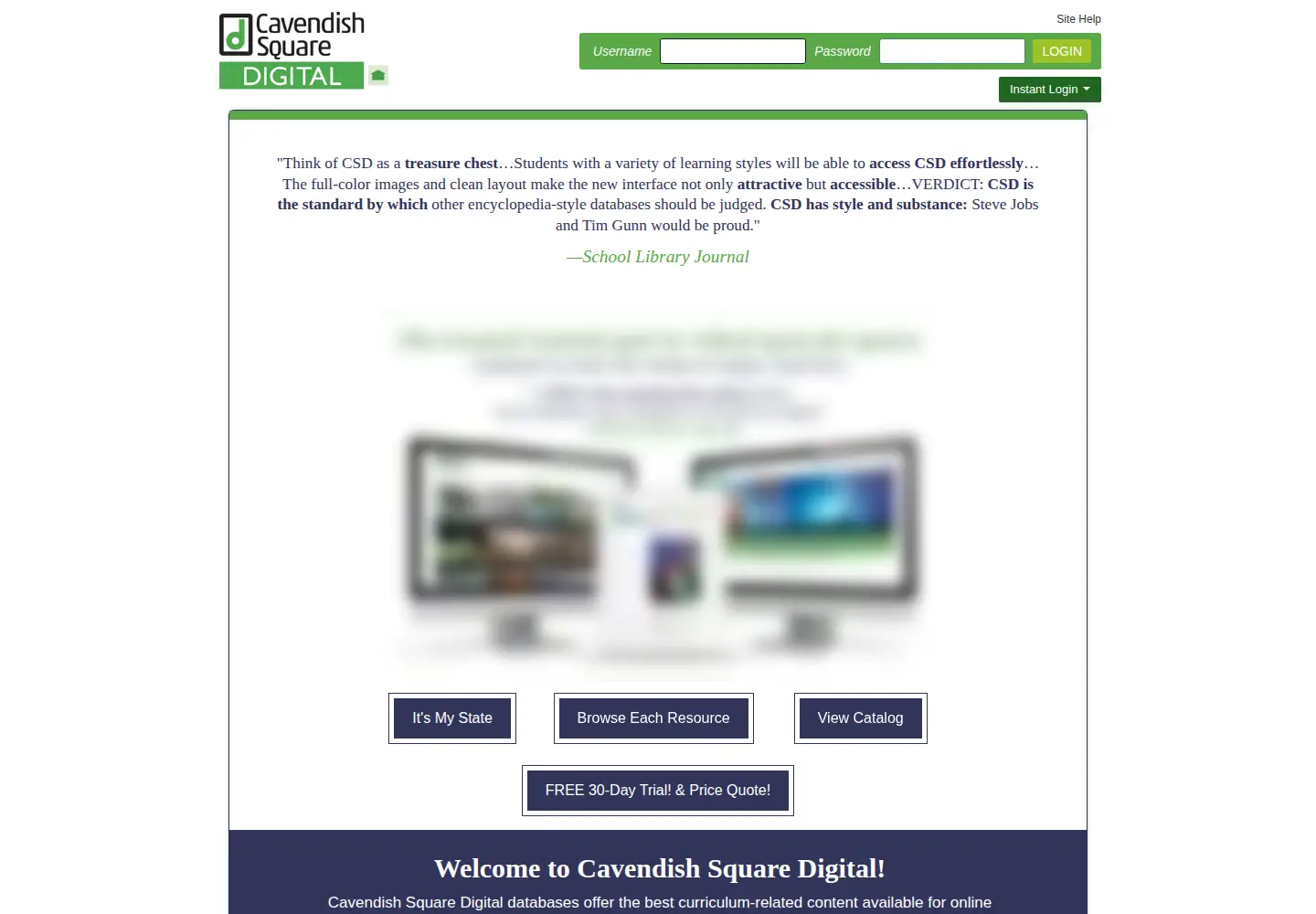 Captured homepage of cavendishsquaredigital.com in the current scan