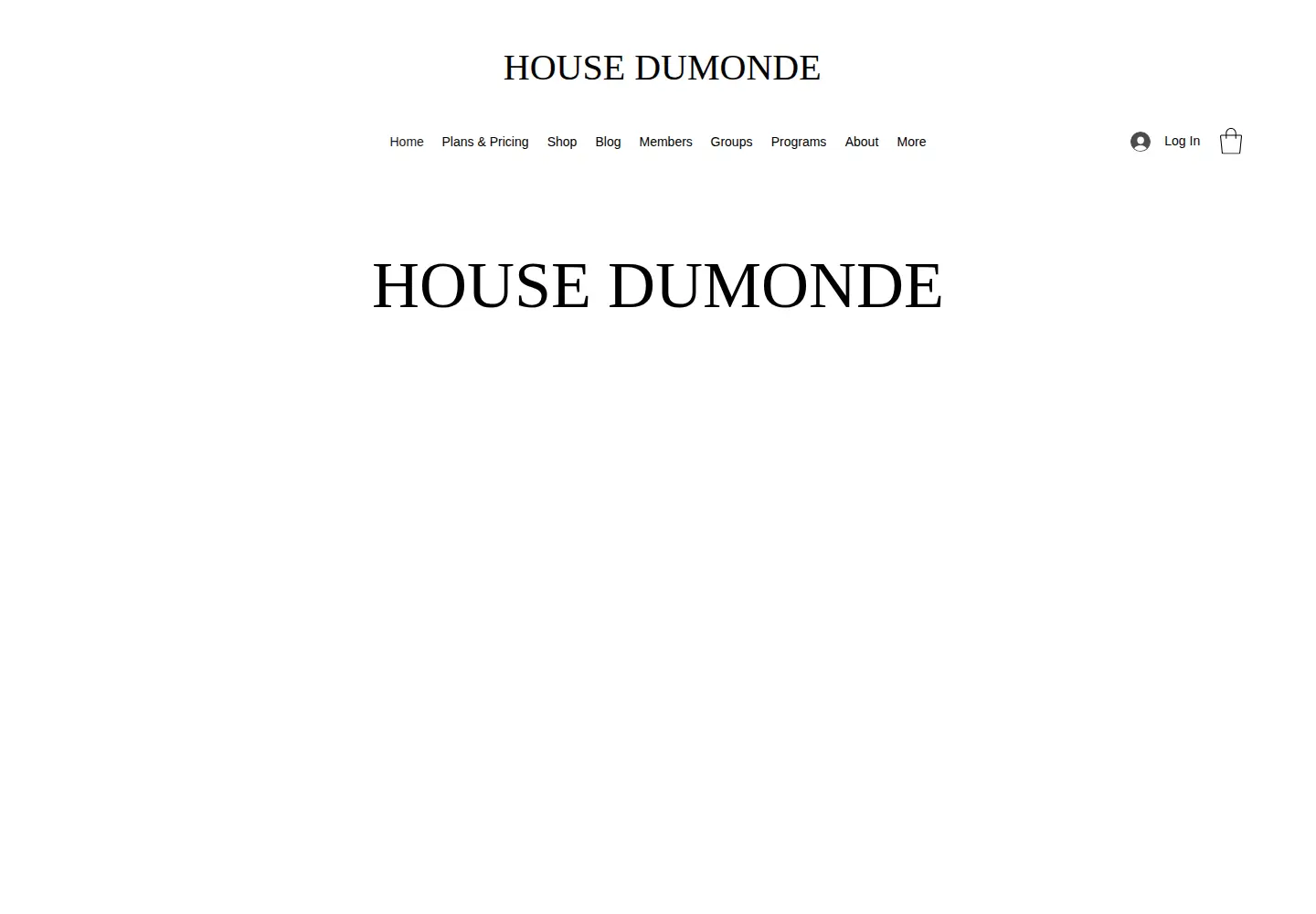 Screenshot of housedumonde.com