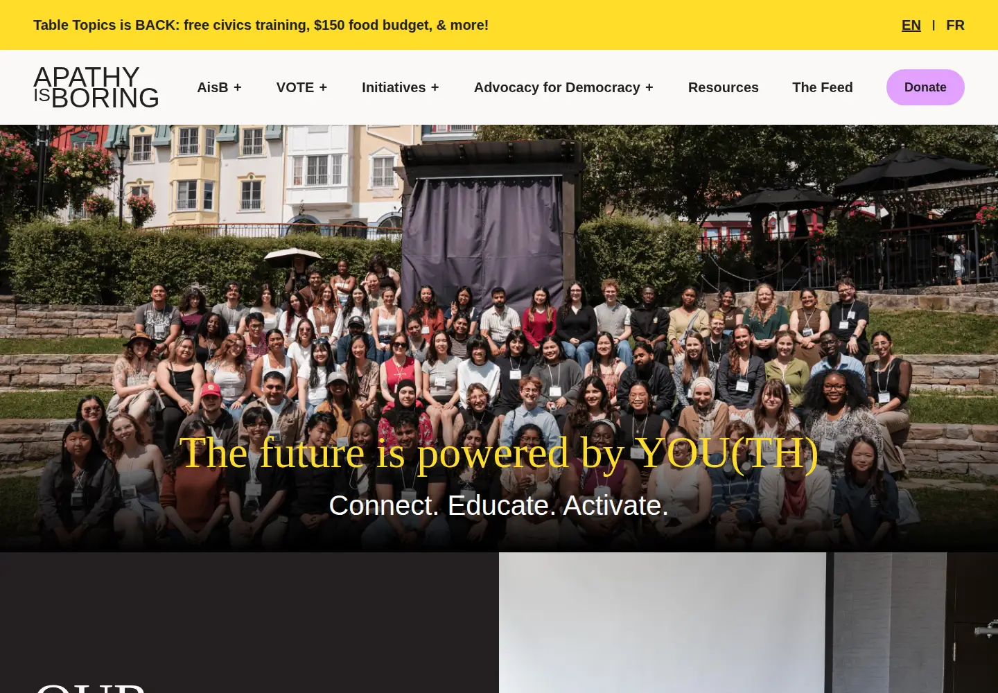 Screenshot of apathyisboring.com