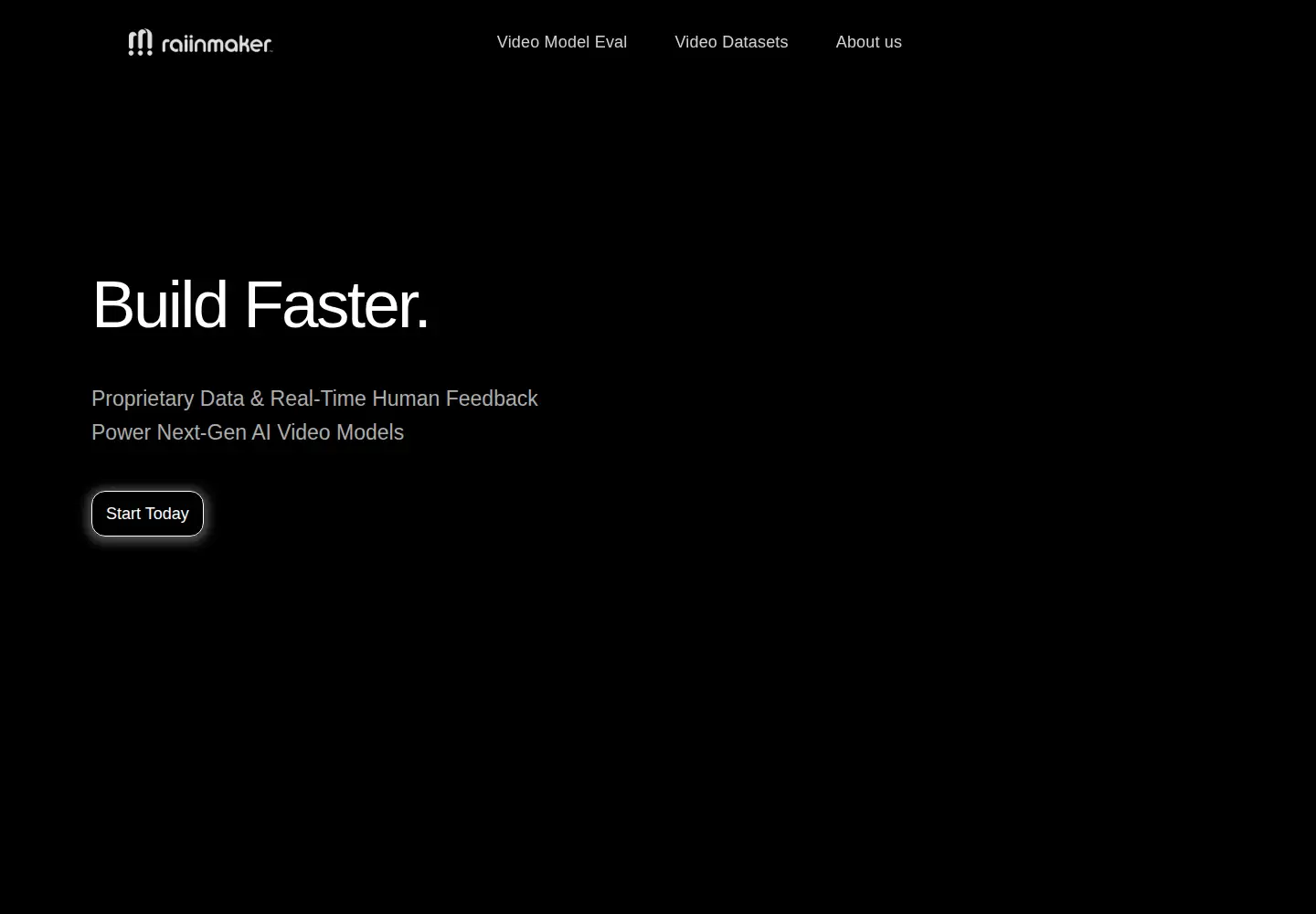 Captured homepage of raiinmaker.com in the current scan
