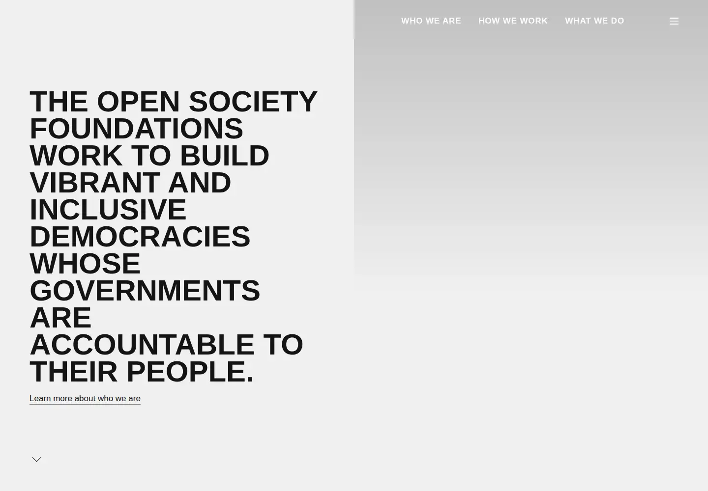Screenshot of opensocietyfoundations.org