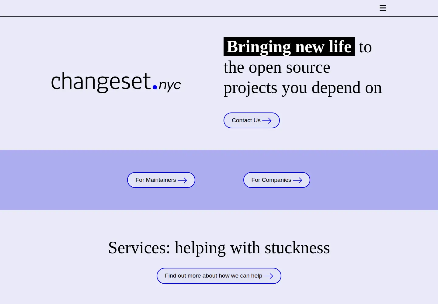 Screenshot of changeset.nyc