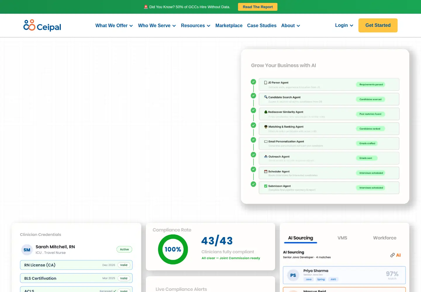 Screenshot of ceipal.com