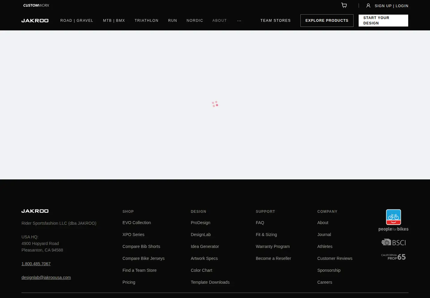Screenshot of jakroo.com