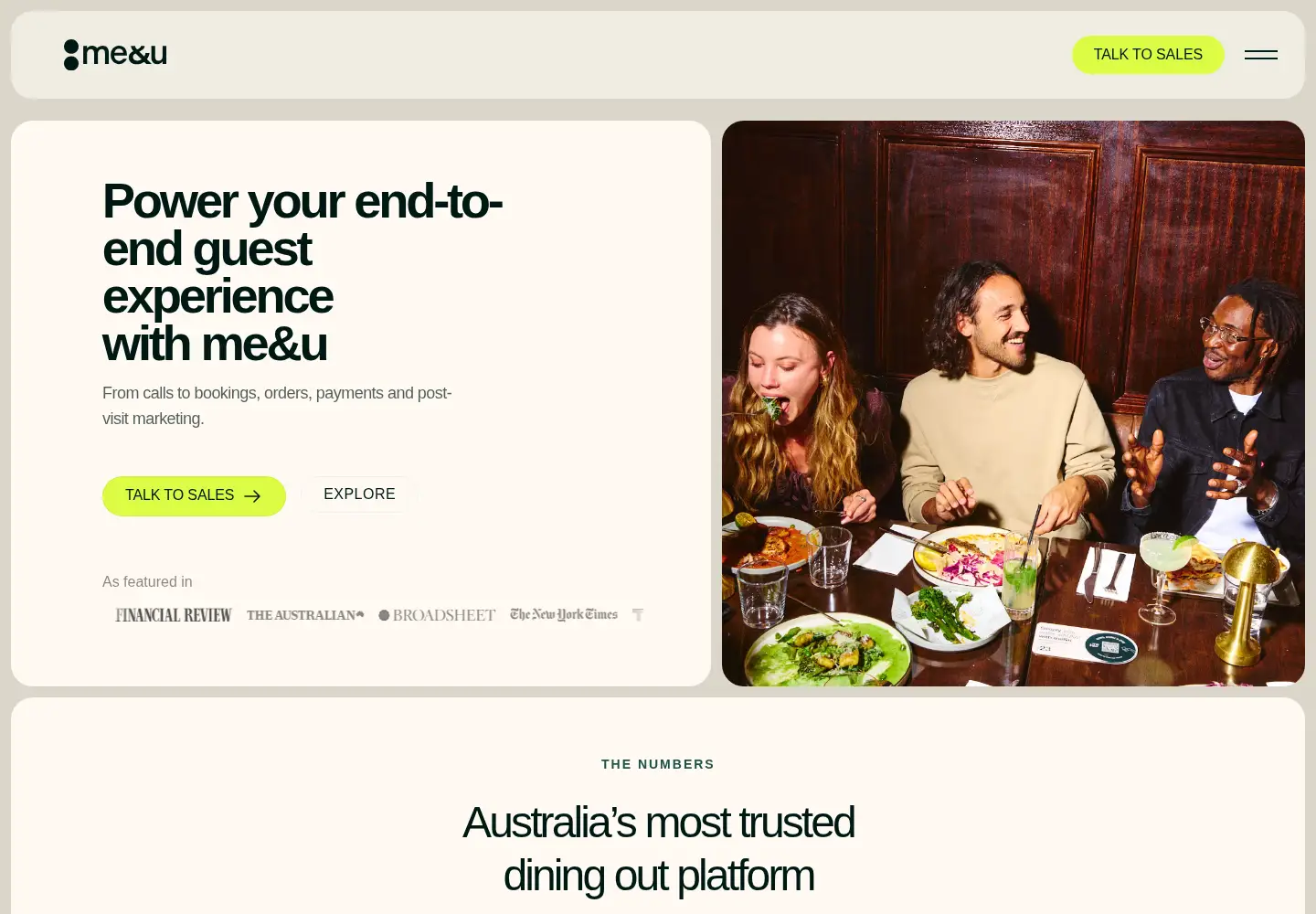 Captured homepage of meandu.com in the current scan
