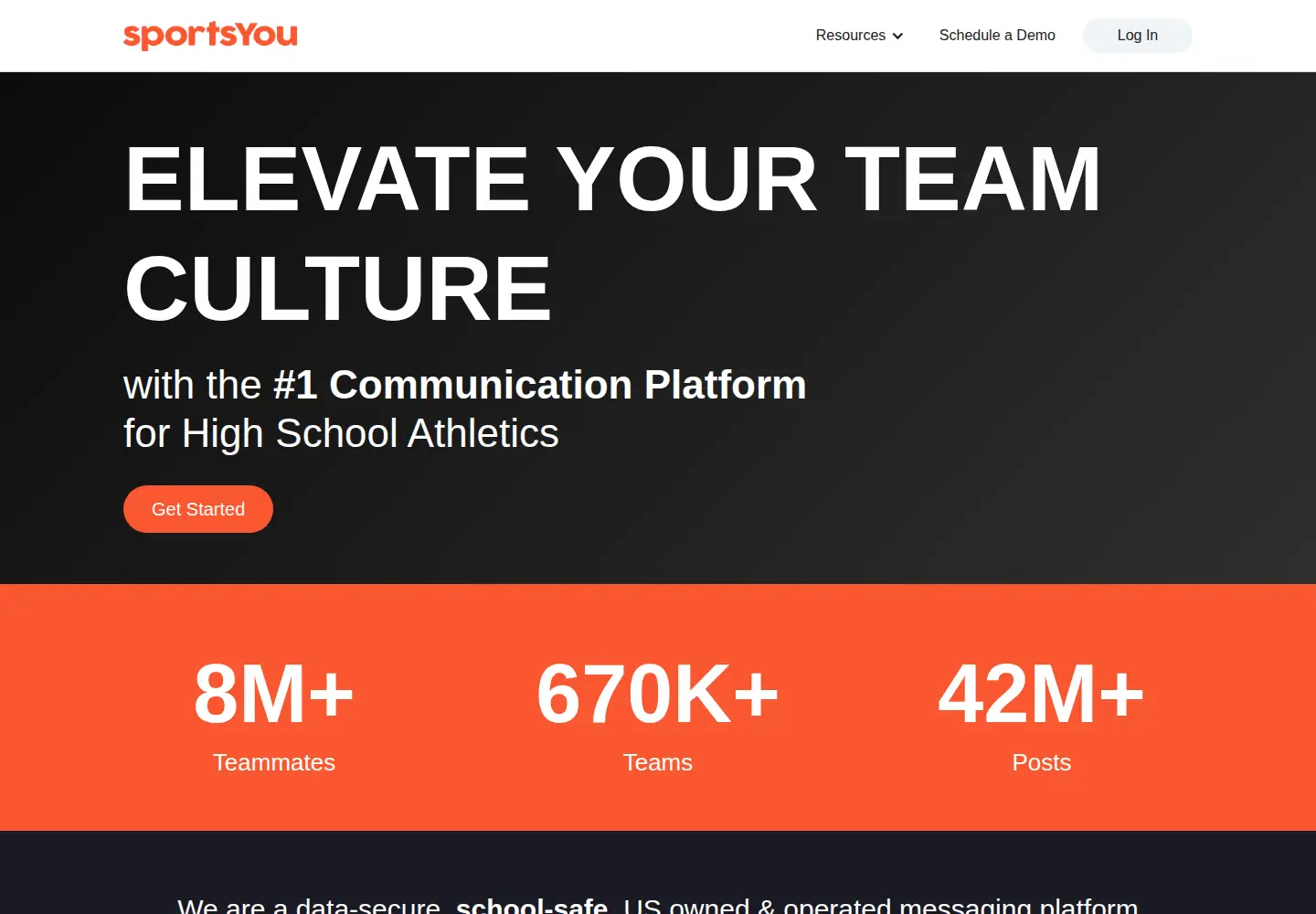 Captured homepage of sportsyou.com in the current scan