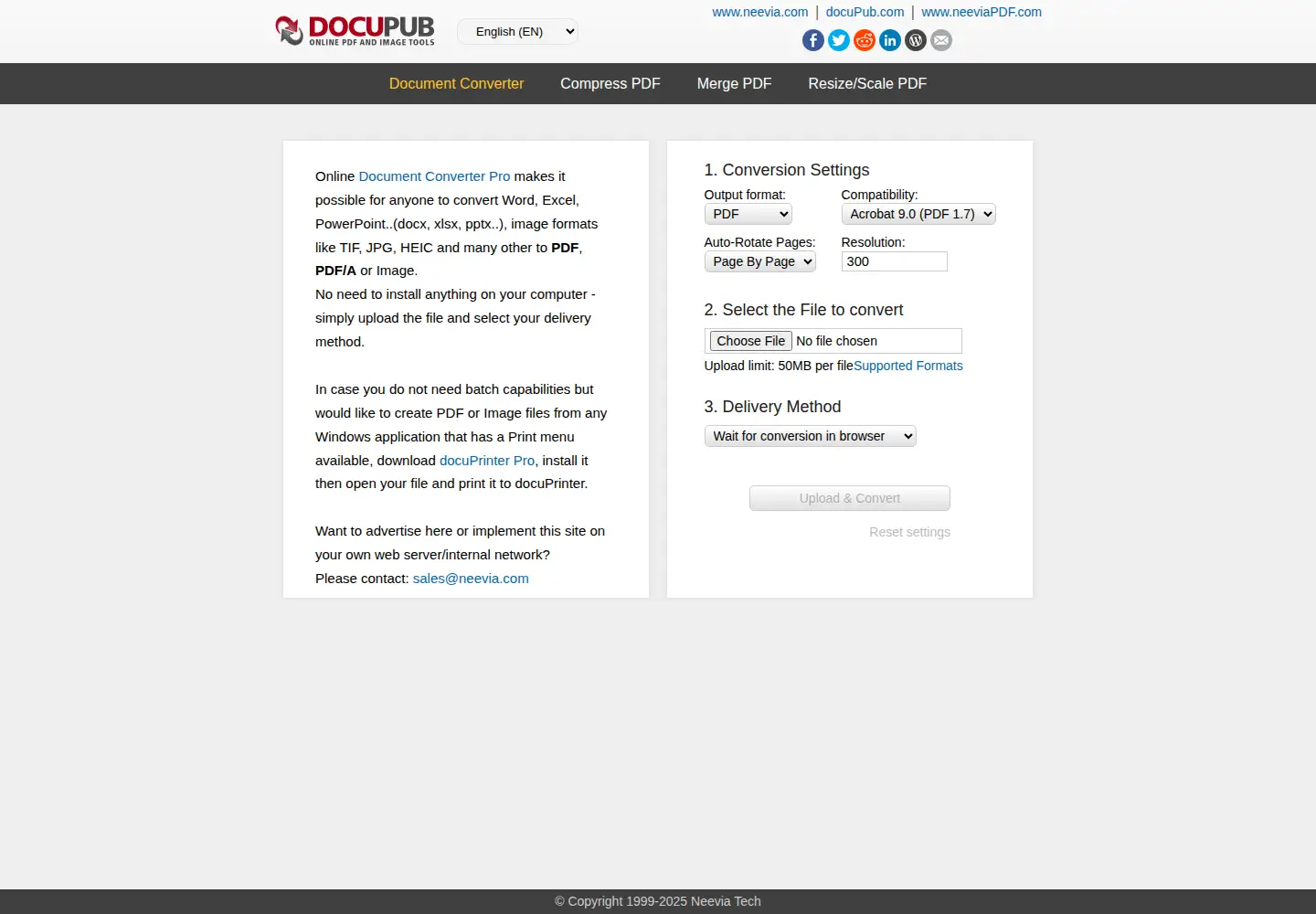 Screenshot of docupub.com
