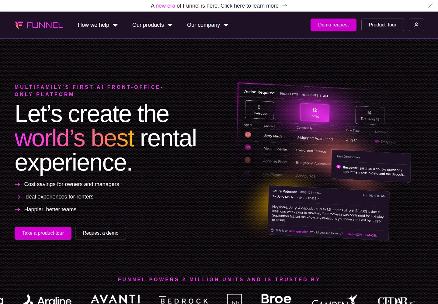 Screenshot of funnelleasing.com