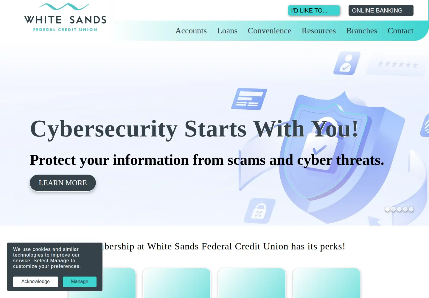 Screenshot of wsfcu.org