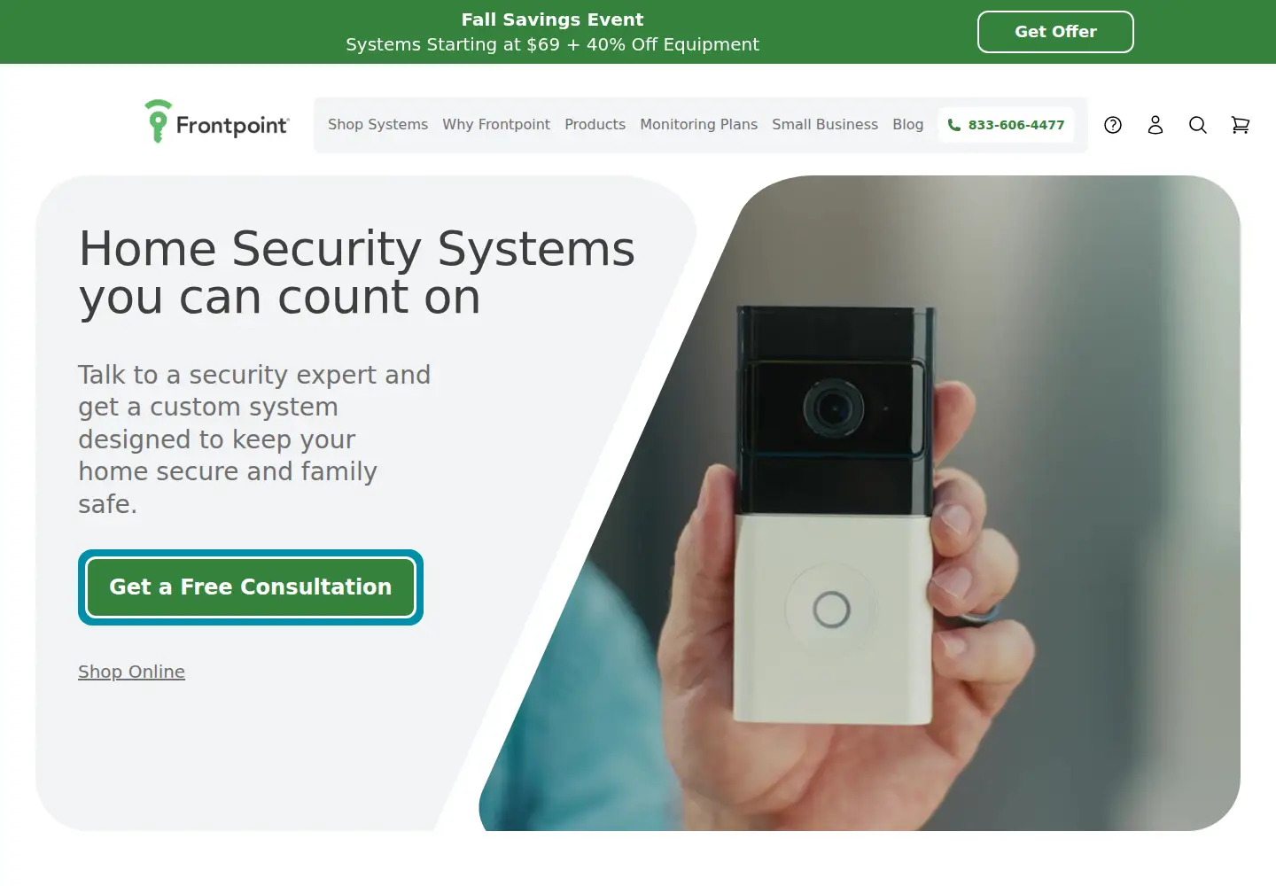 Screenshot of frontpointsecurity.com