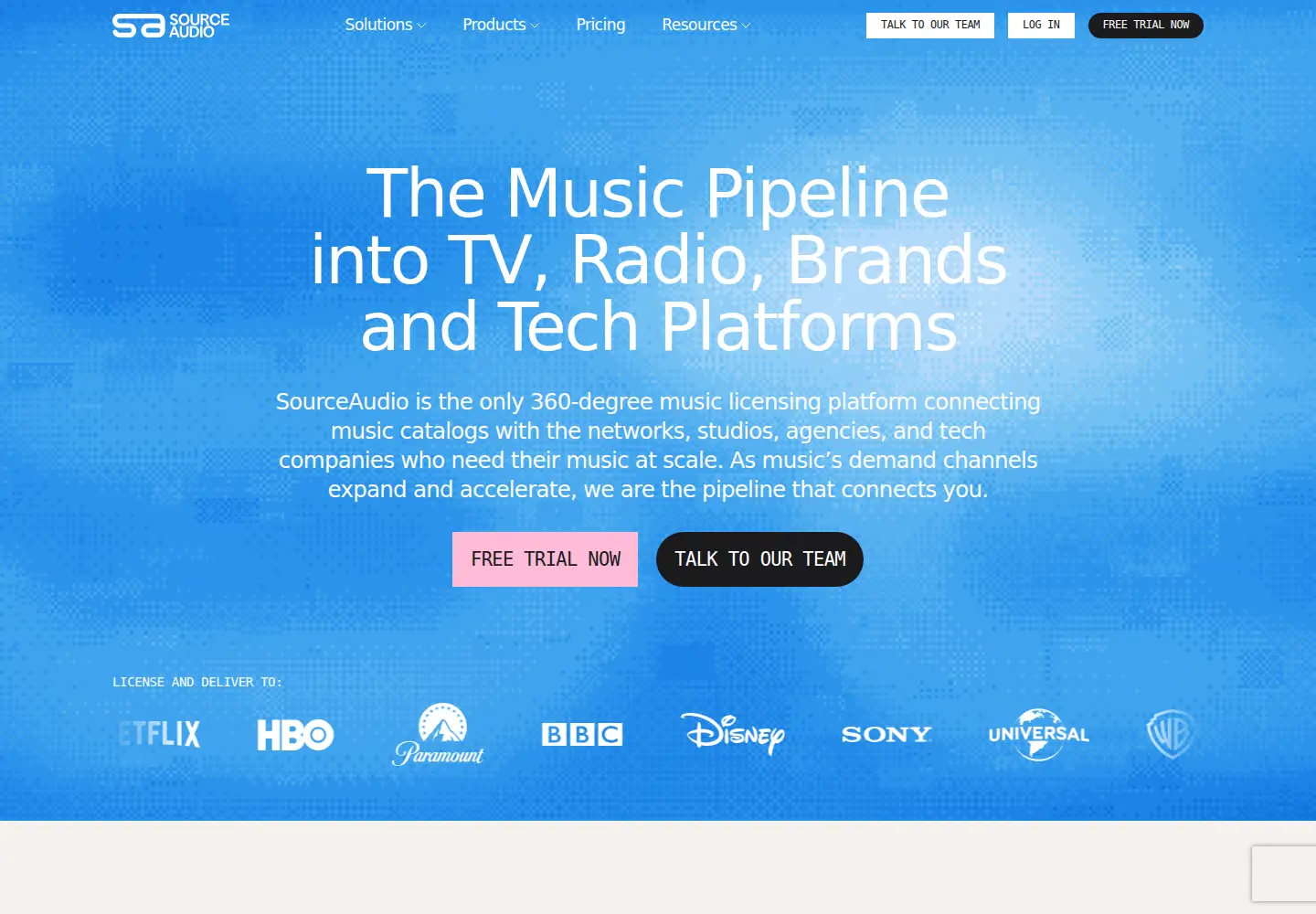 Captured homepage of sourceaudio.com in the current scan