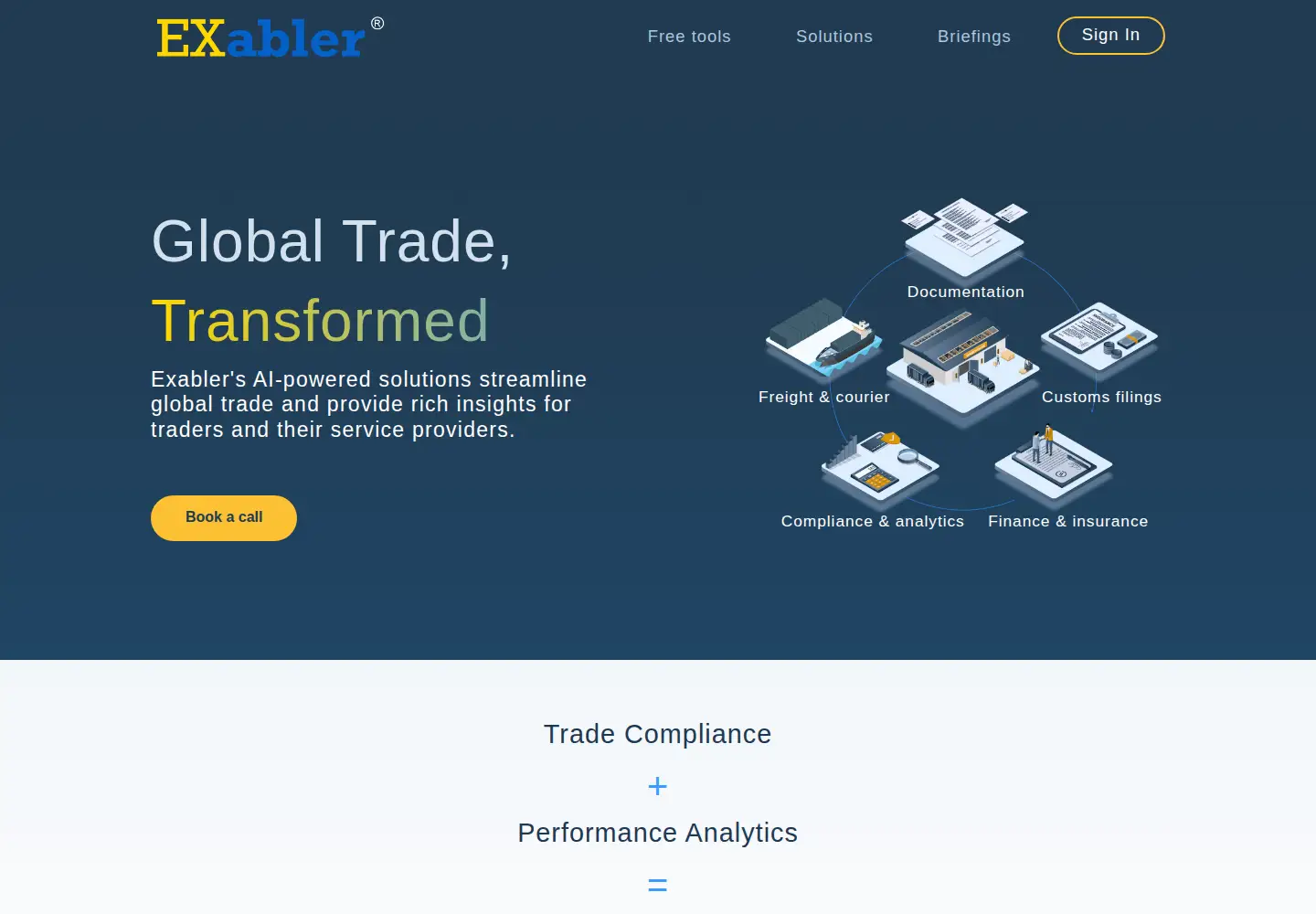 Screenshot of exabler.com