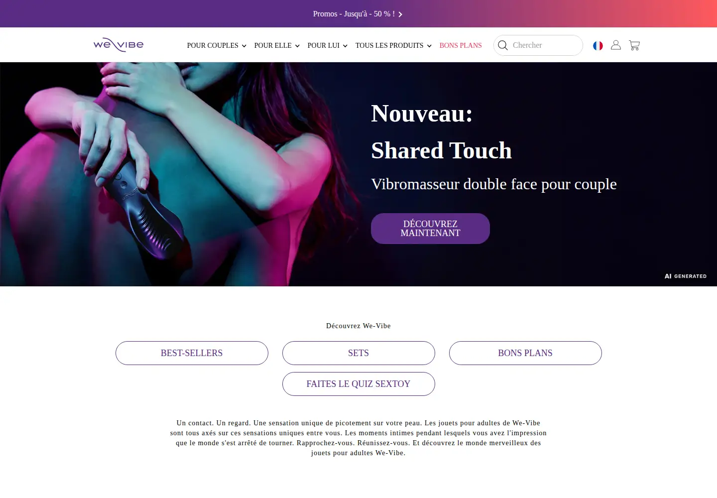 Screenshot of we-vibe.com