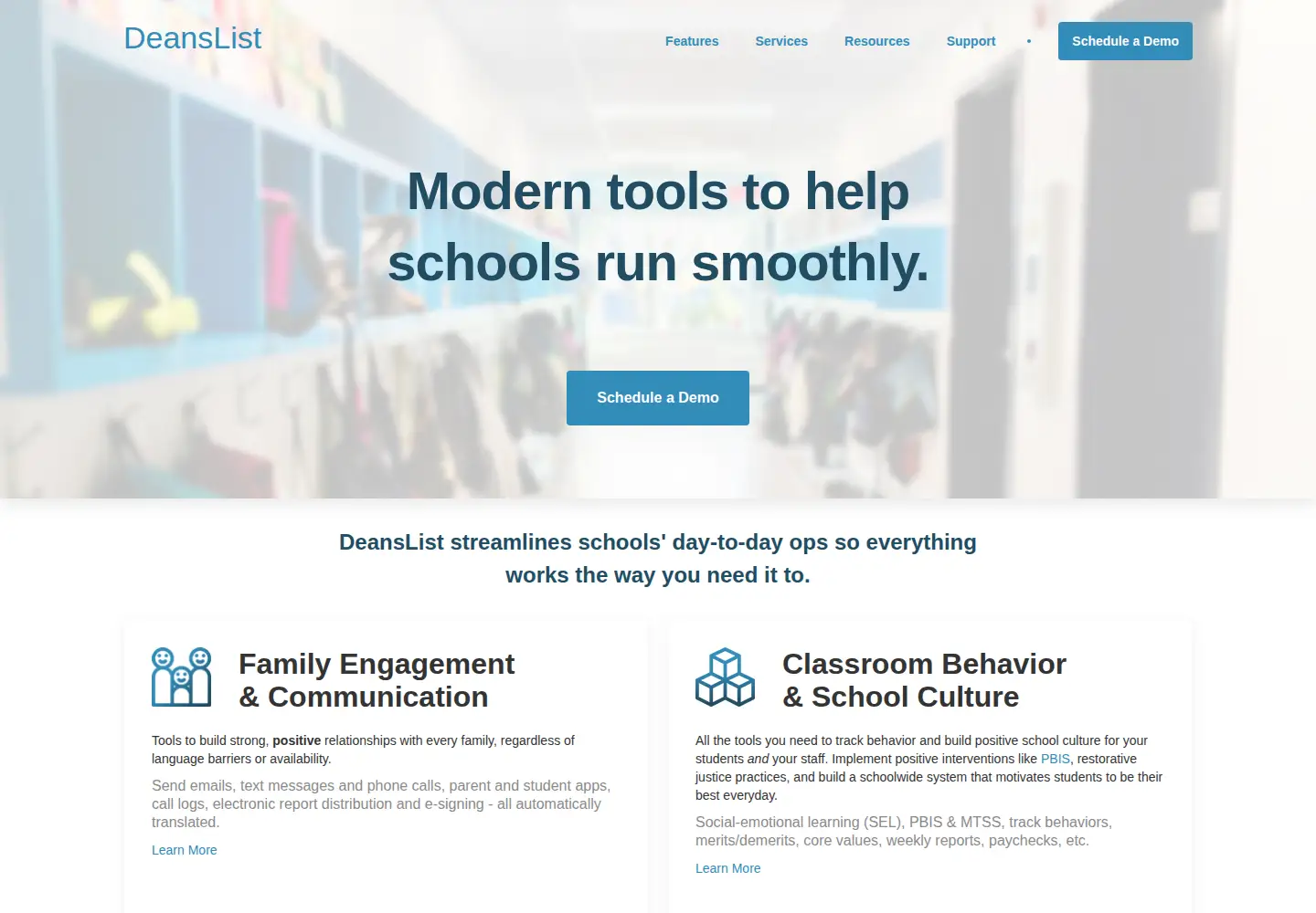 Screenshot of deanslistsoftware.com