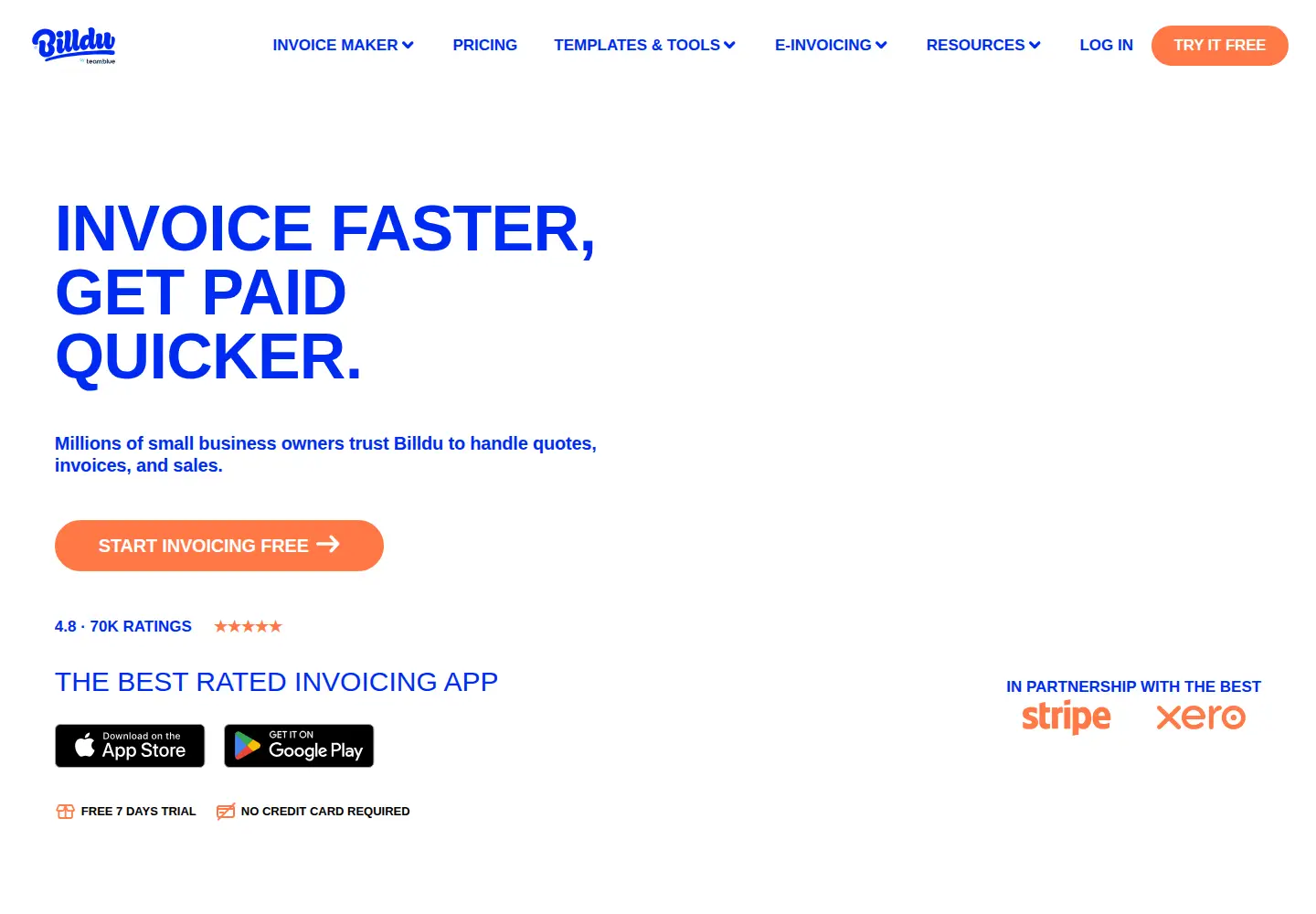 Screenshot of billdu.com