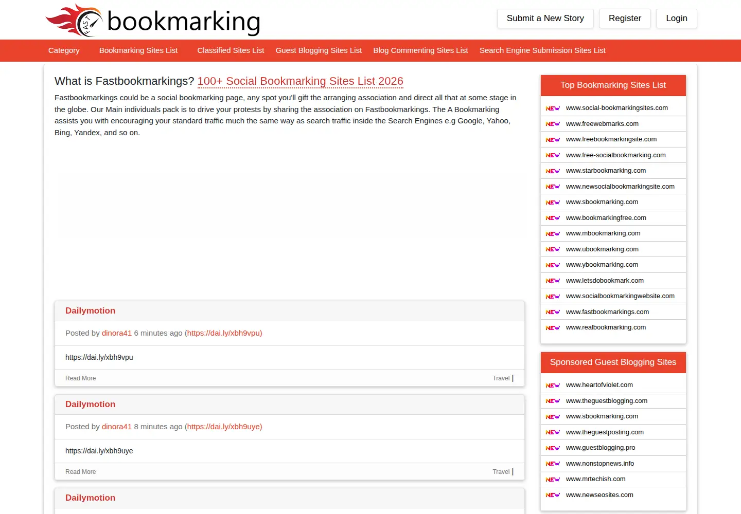Screenshot of fastbookmarkings.com