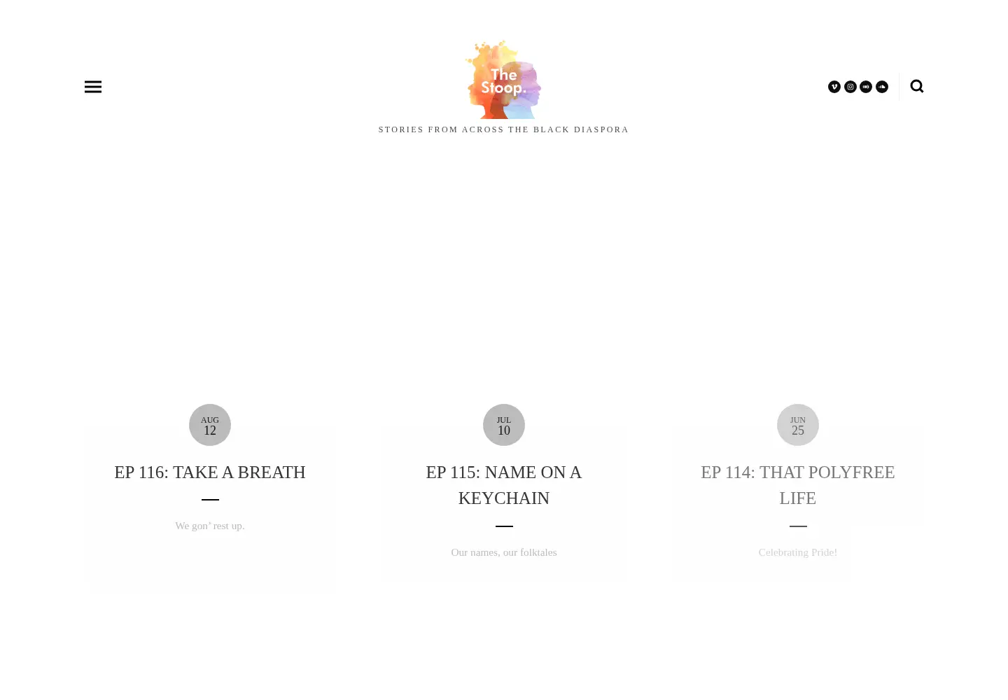 Screenshot of thestoop.org
