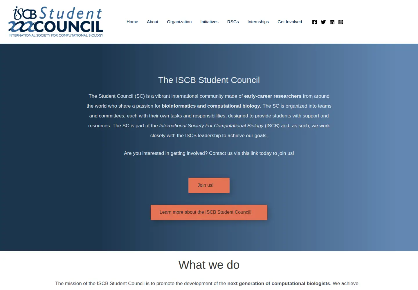 Screenshot of iscbsc.org