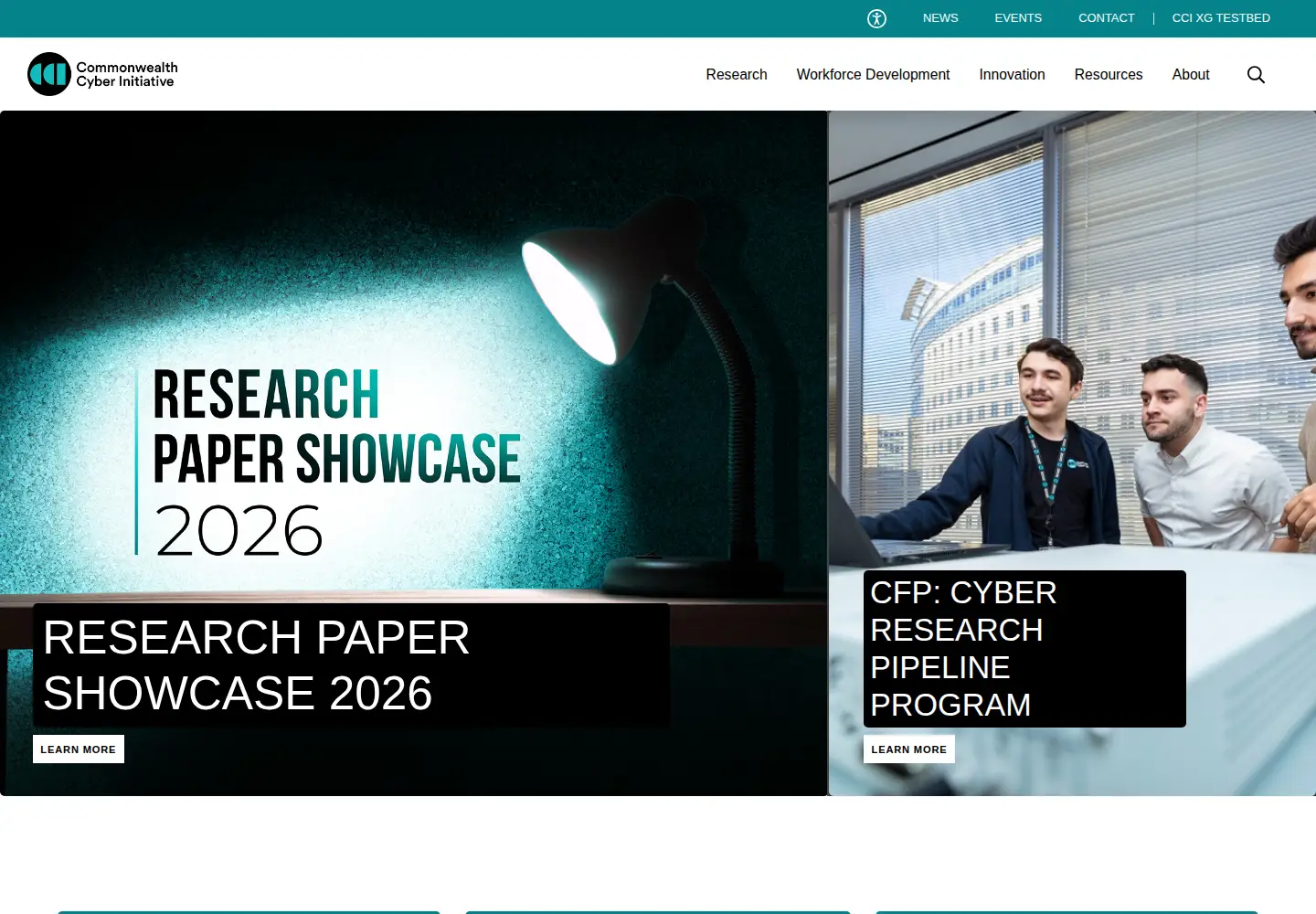 Screenshot of cyberinitiative.org