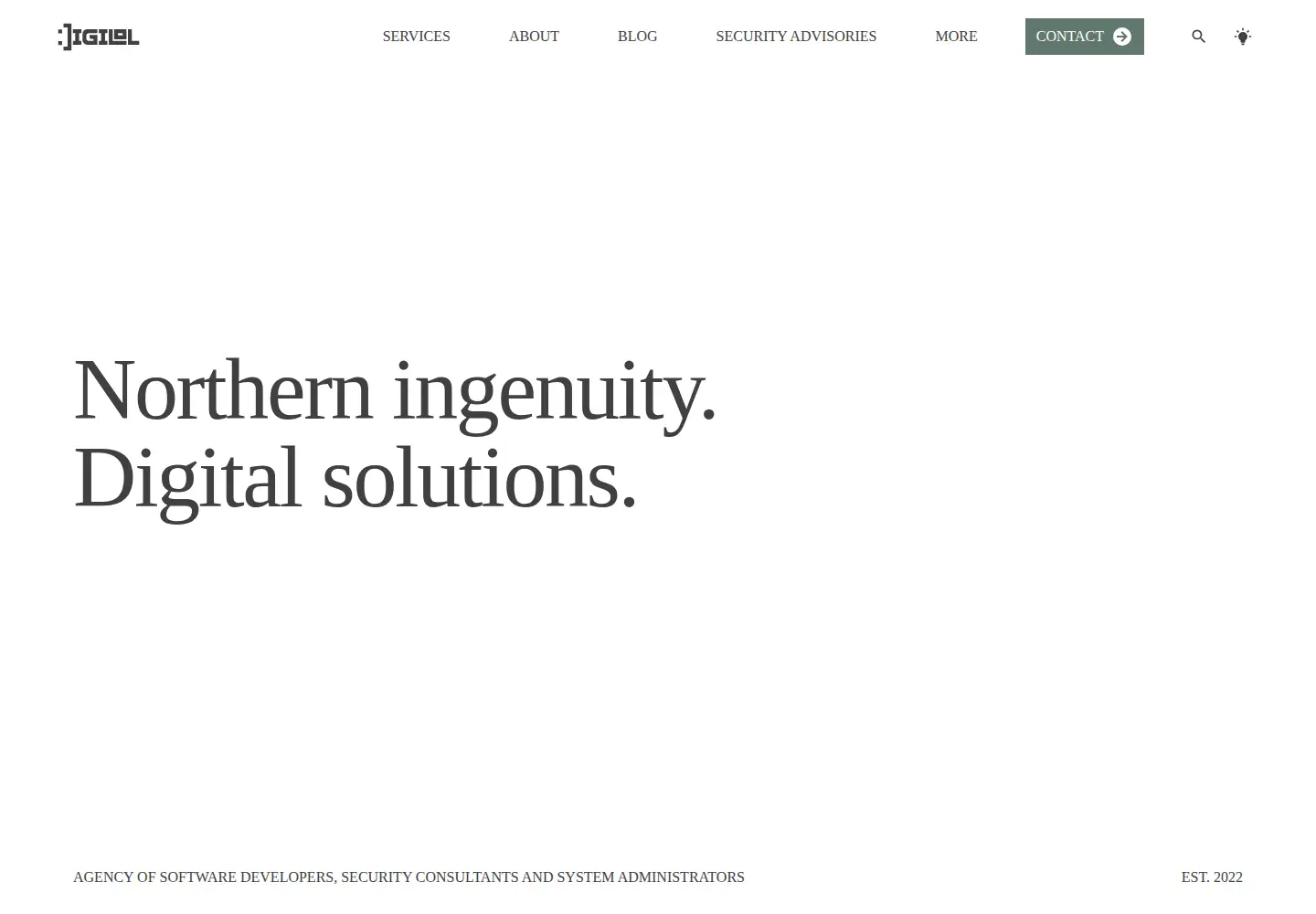 Captured homepage of digilol.net in the current scan