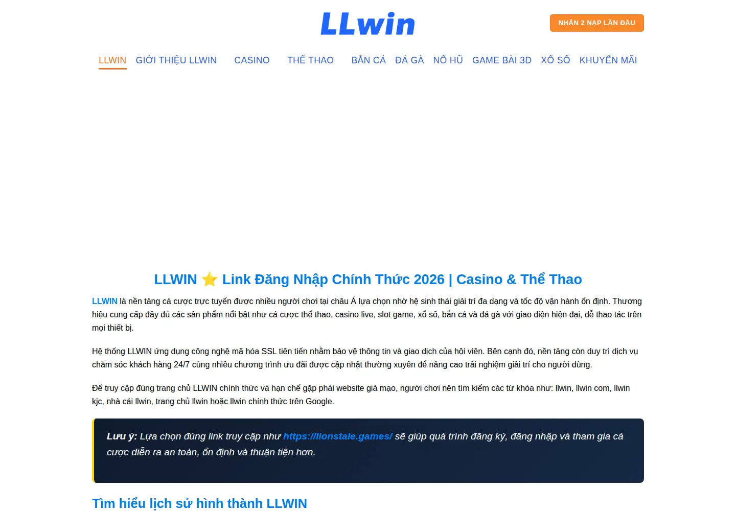 Screenshot of llwin.reviews