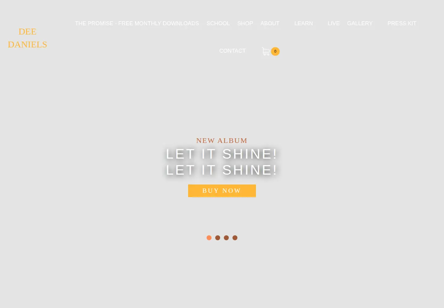 Screenshot of deedaniels.com