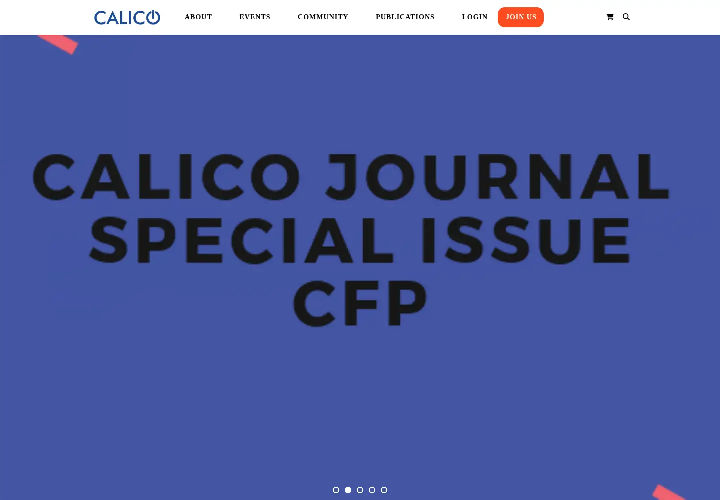 Screenshot of calico.org