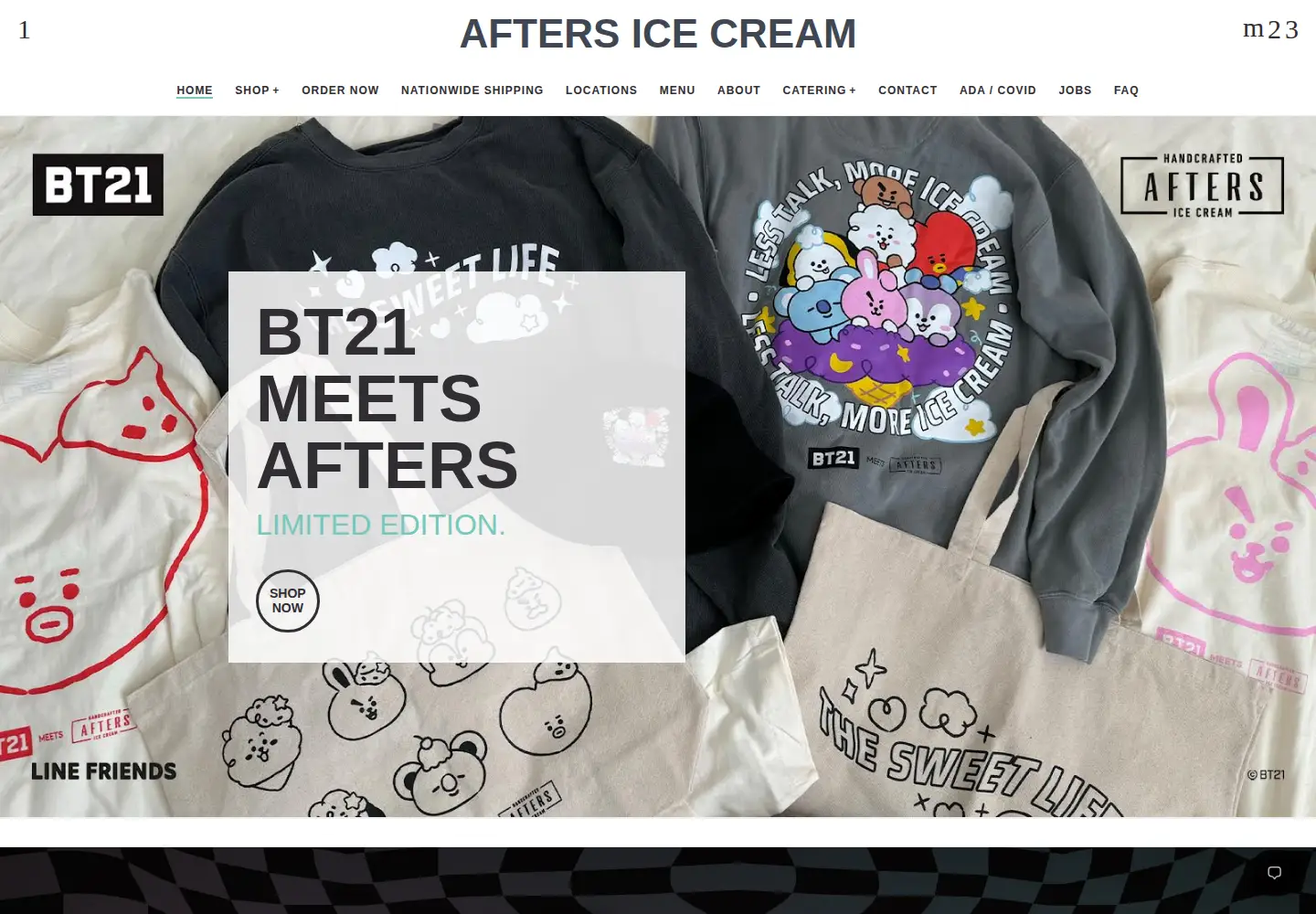 Screenshot of aftersicecream.com