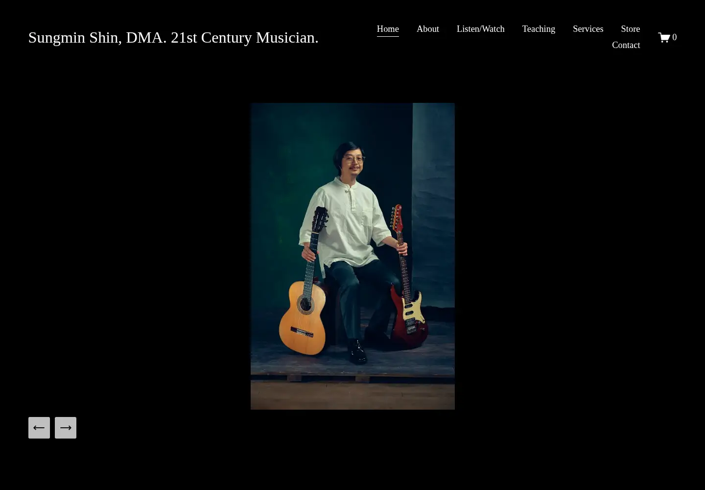 Screenshot of sungguitar.com