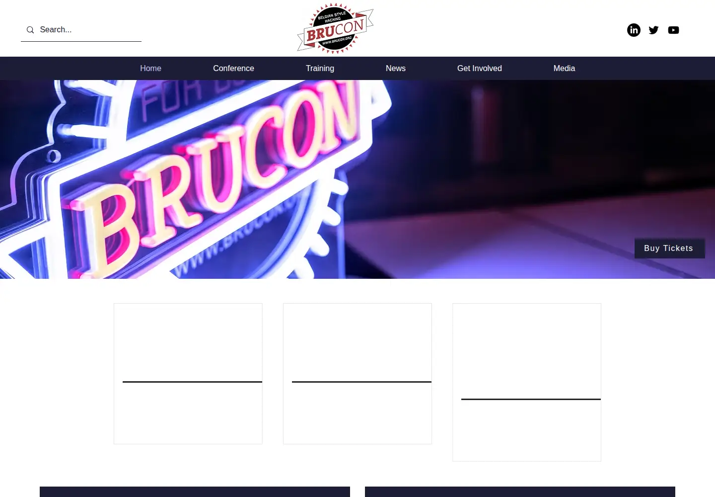 Screenshot of brucon.org
