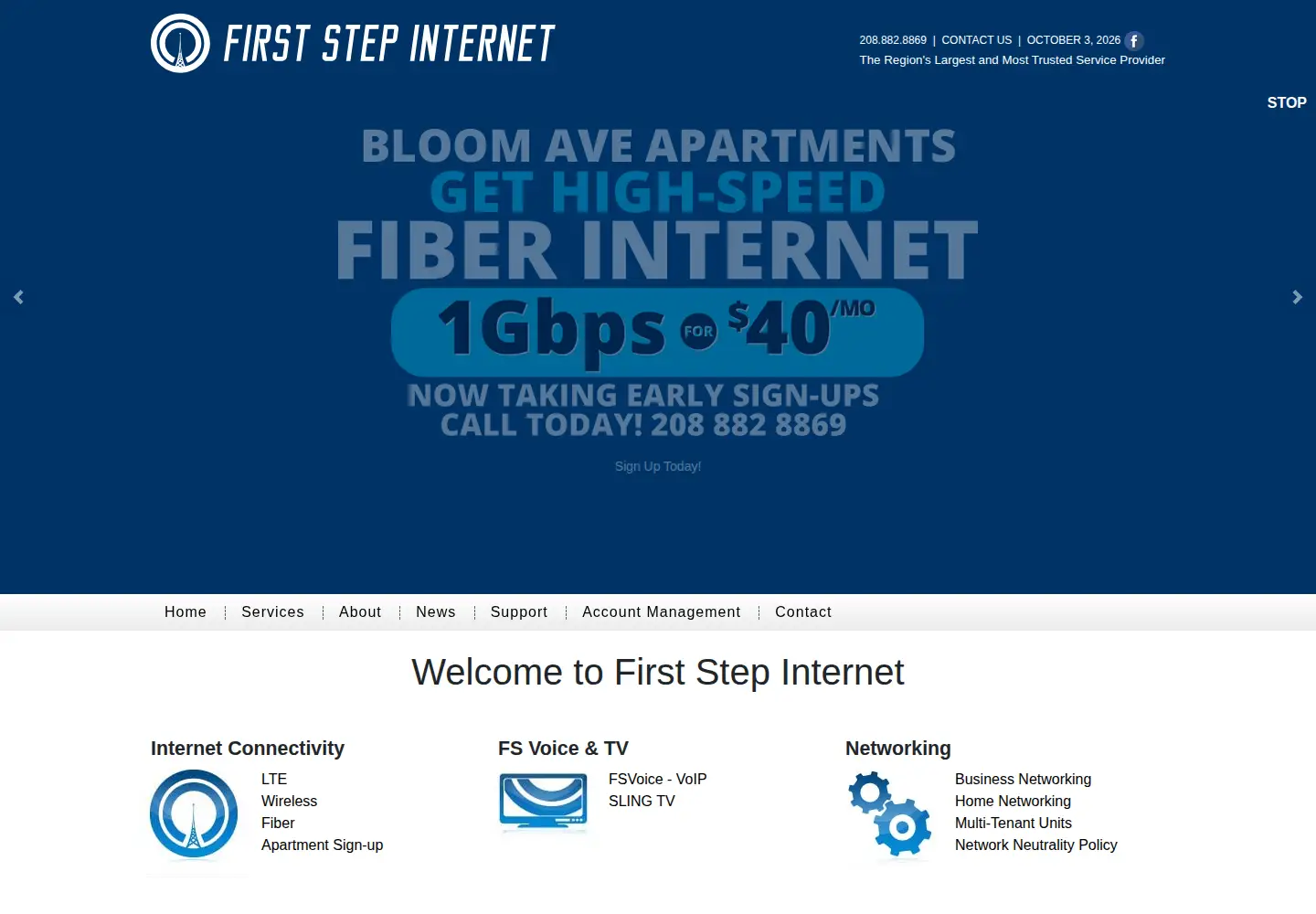 Captured homepage of fsr.com in the current scan